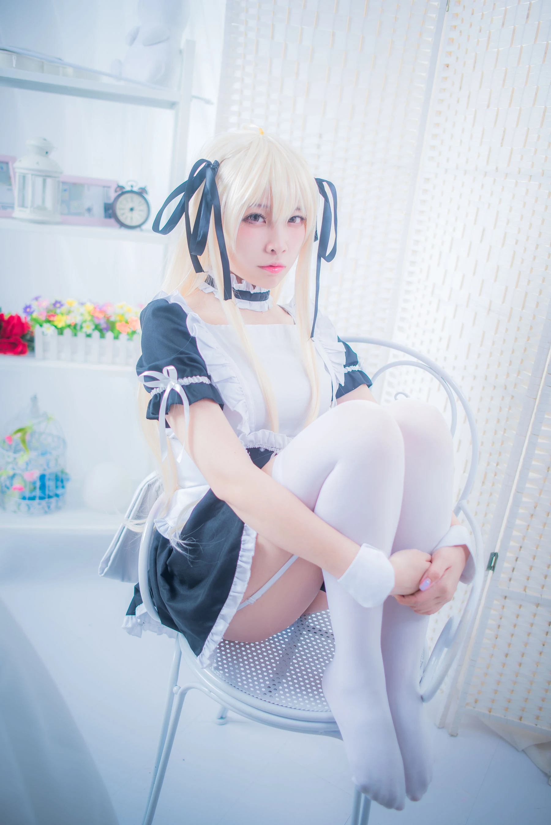 人气Coser二佐Nisa – 穹妹女仆插图5