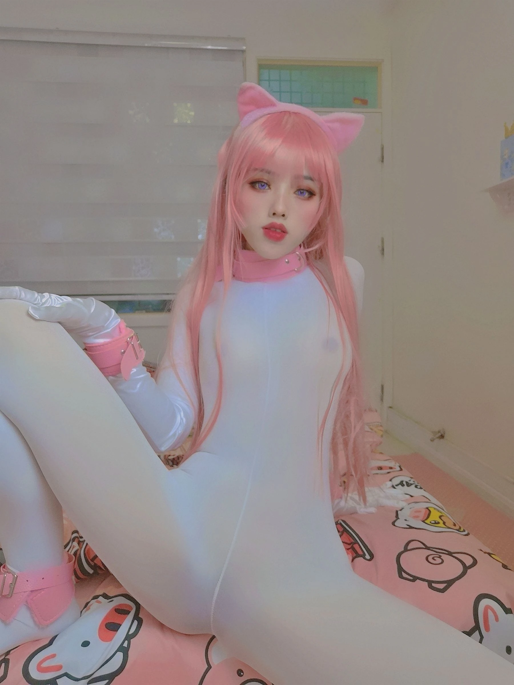 钛合金大粑粑 – 连体白丝插图3