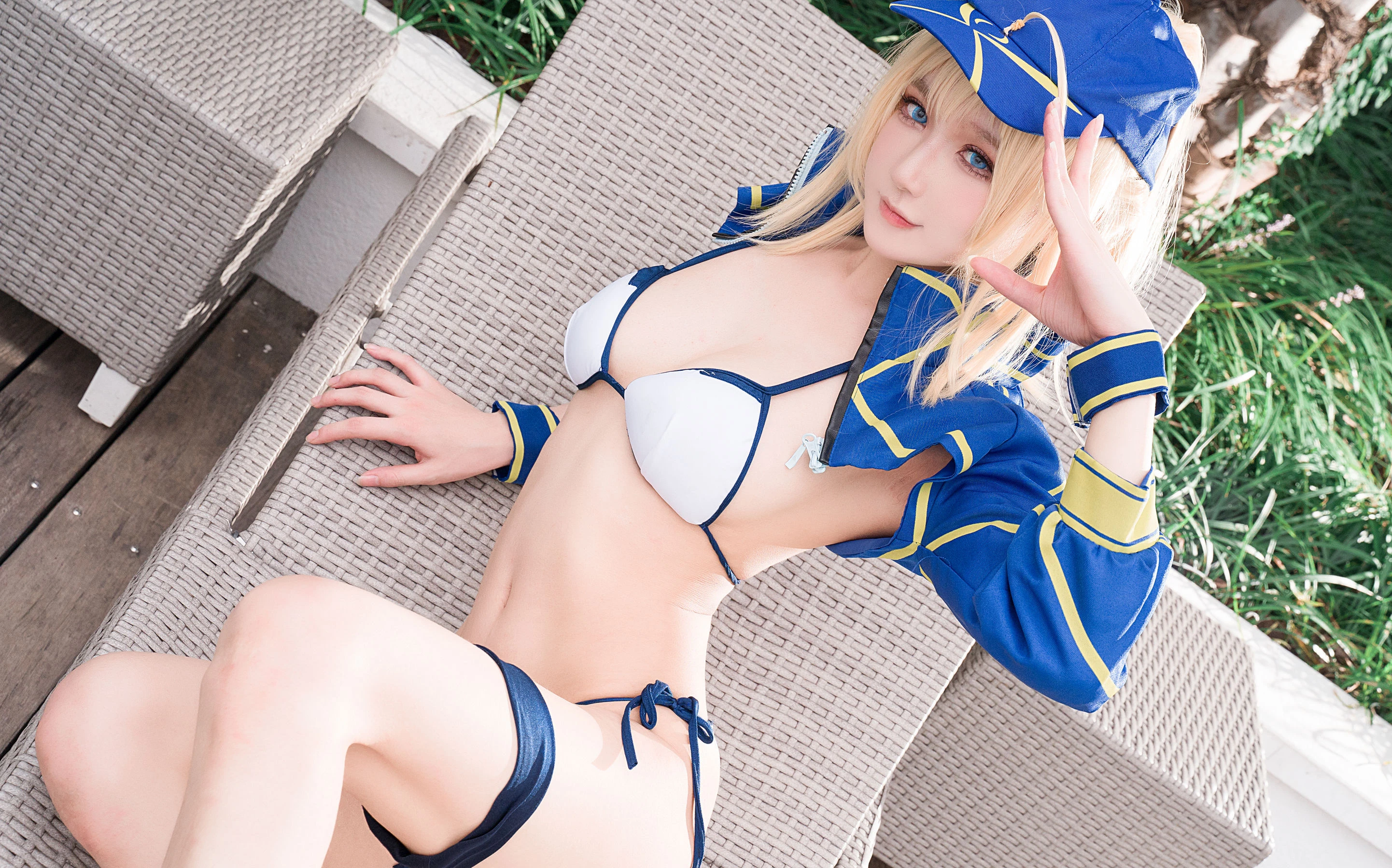 谜之女主角X毛 – 水着插图2