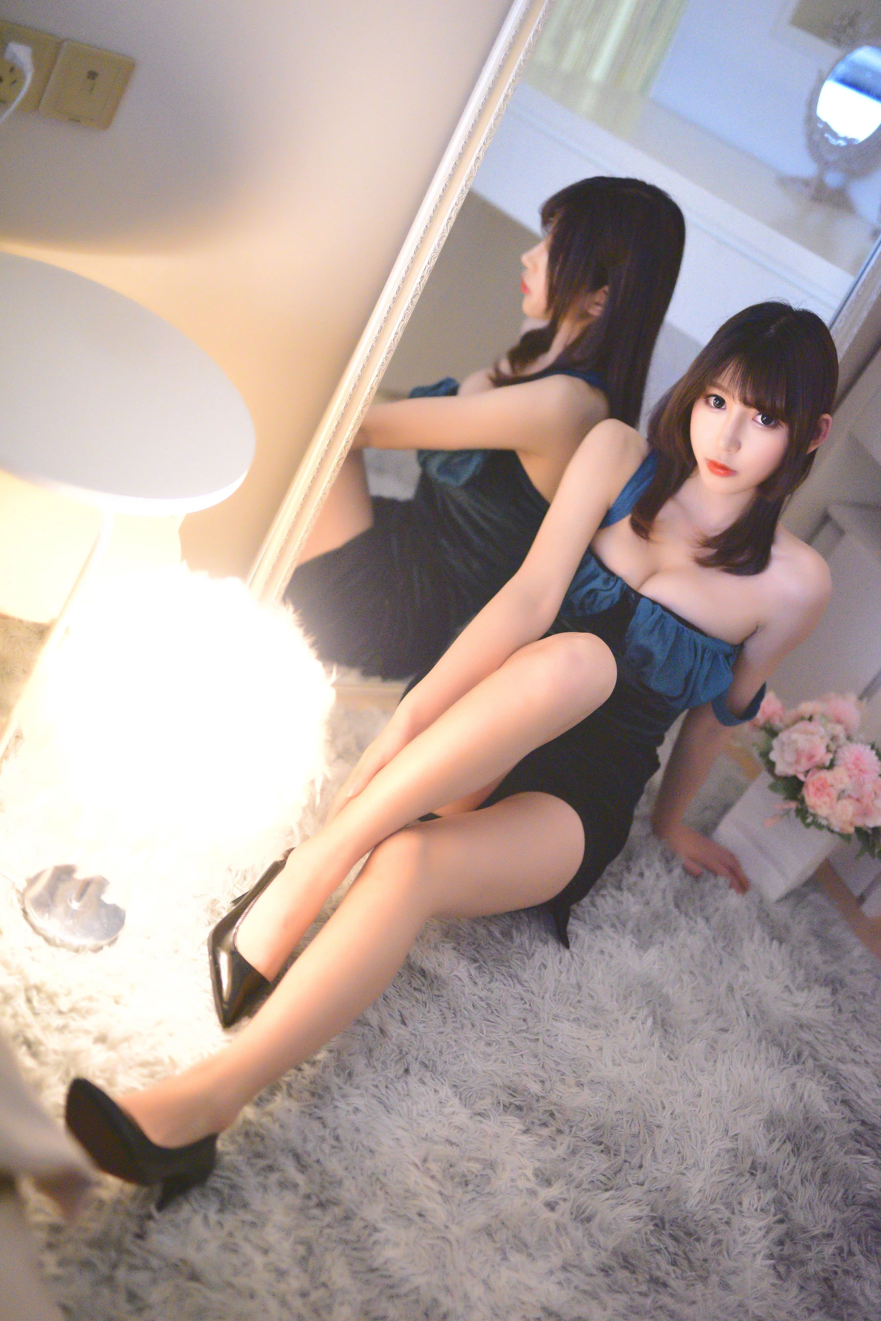 斗鱼主播w黑米粥w – 圣诞插图1