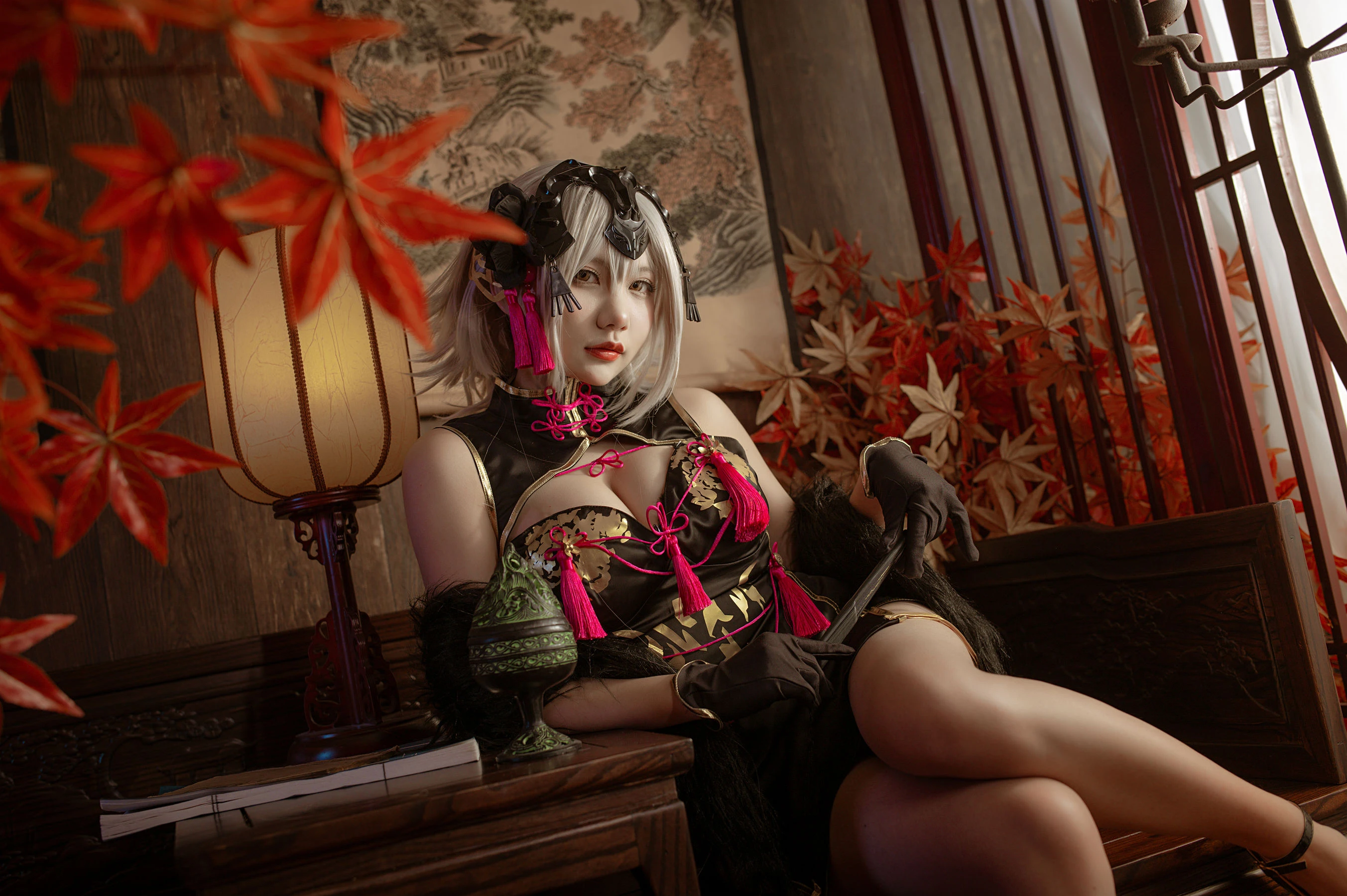 是一只熊仔吗 – 黑贞 同人旗袍插图4