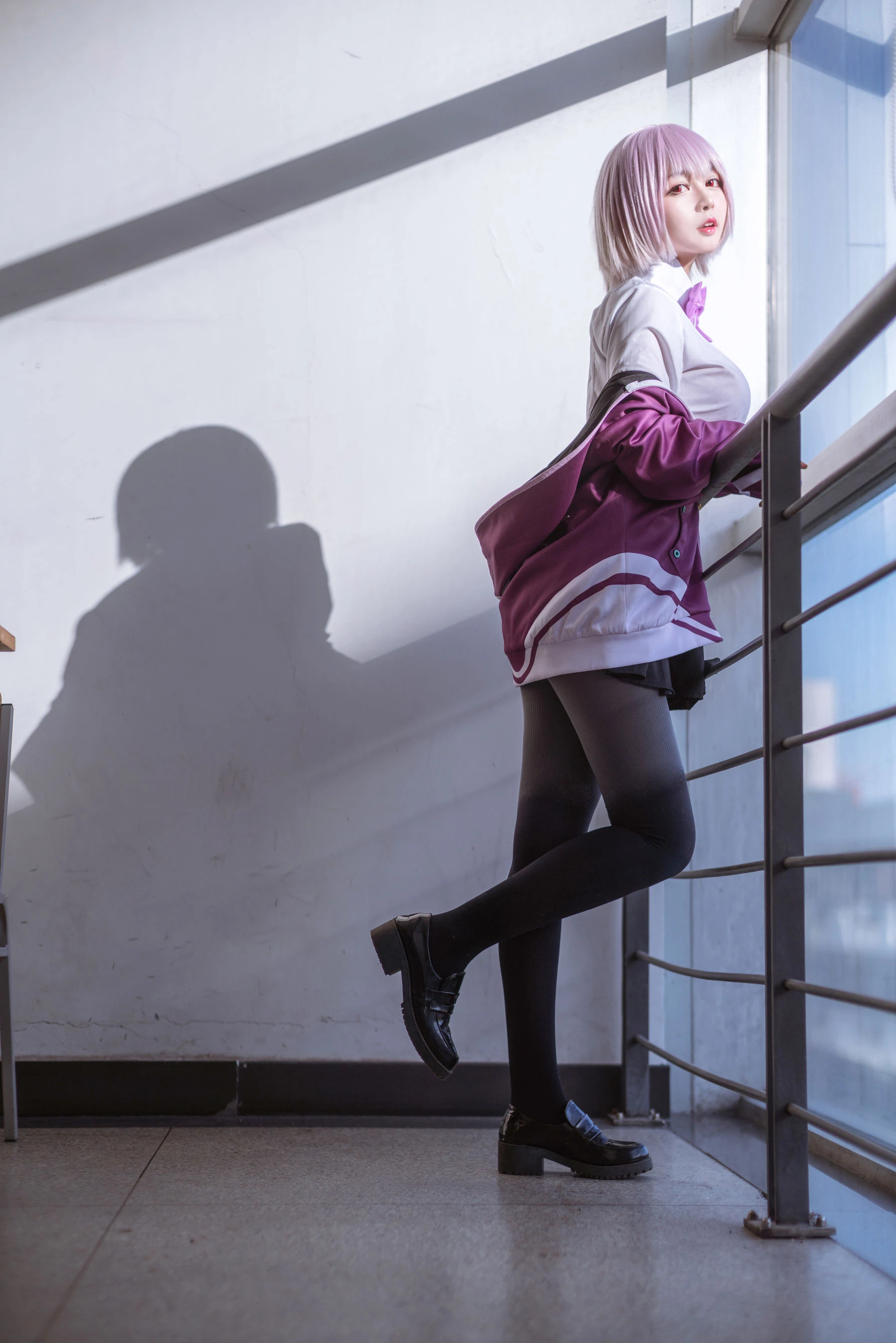 大眼萌妹黑猫猫OvO – 新条茜插图1