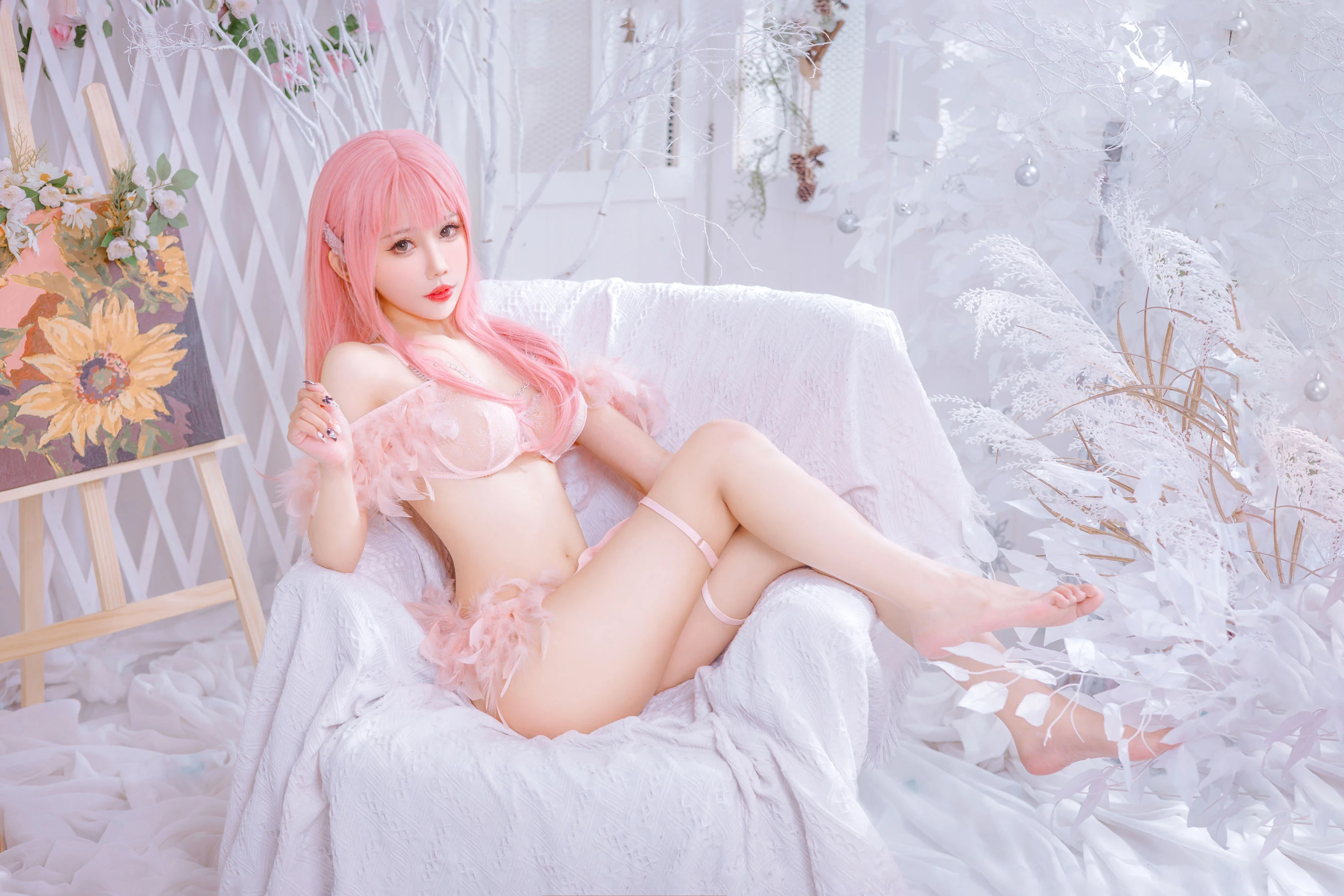 仙女月 – 粉色内衣插图4