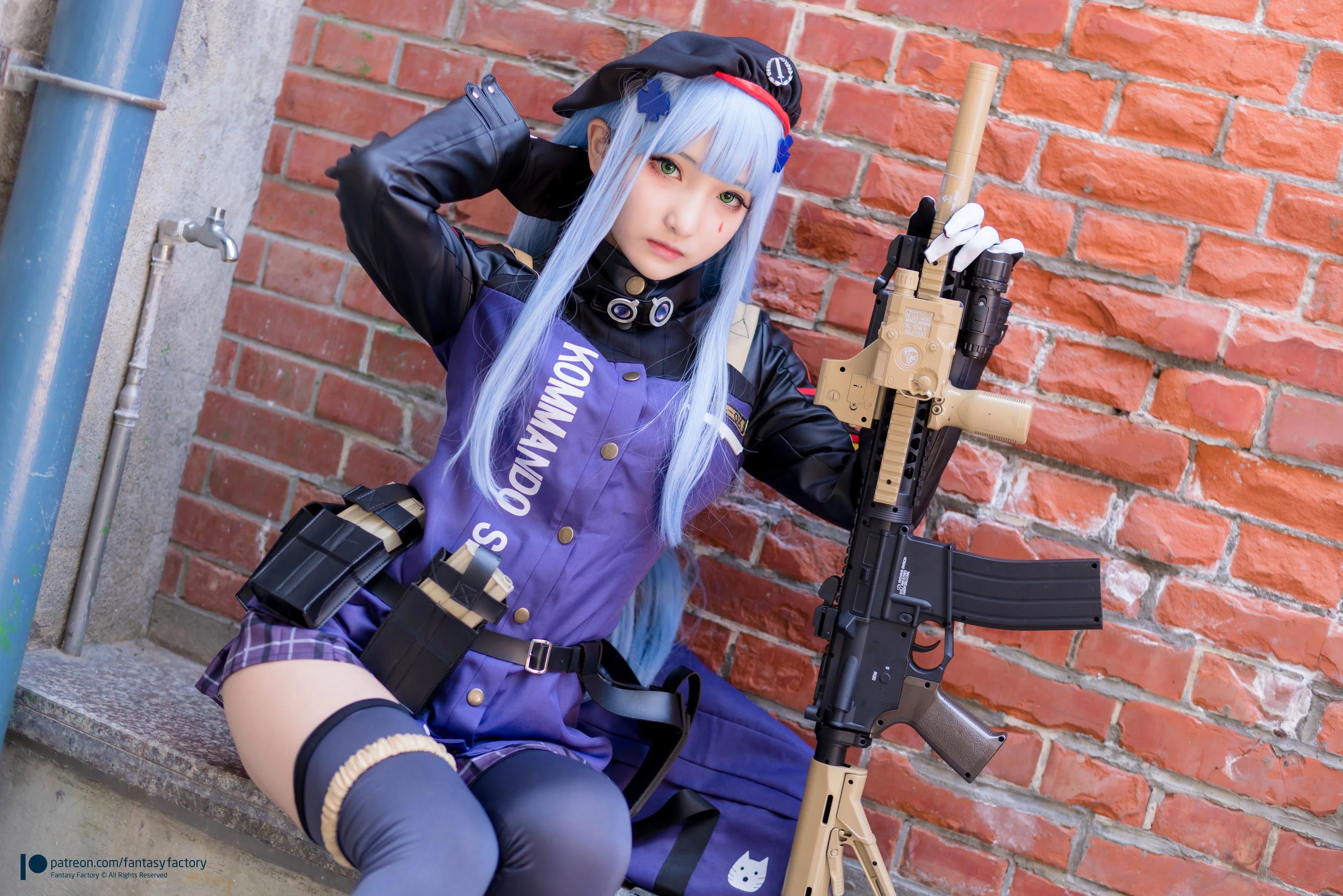 [Fantasy Factory] 小丁Cosplay – 魔女 浴池 黑丝插图4