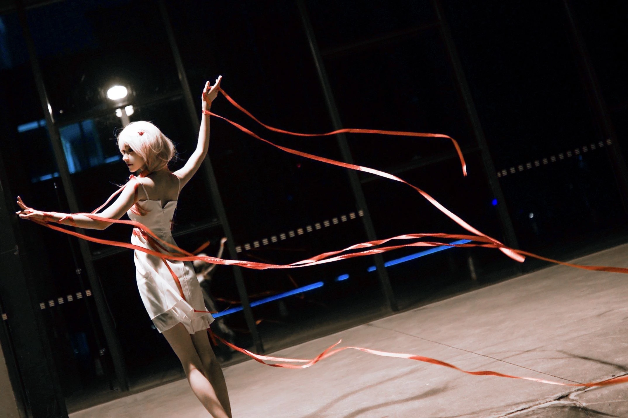 动漫博主南桃Momoko – 楪祈白裙插图3