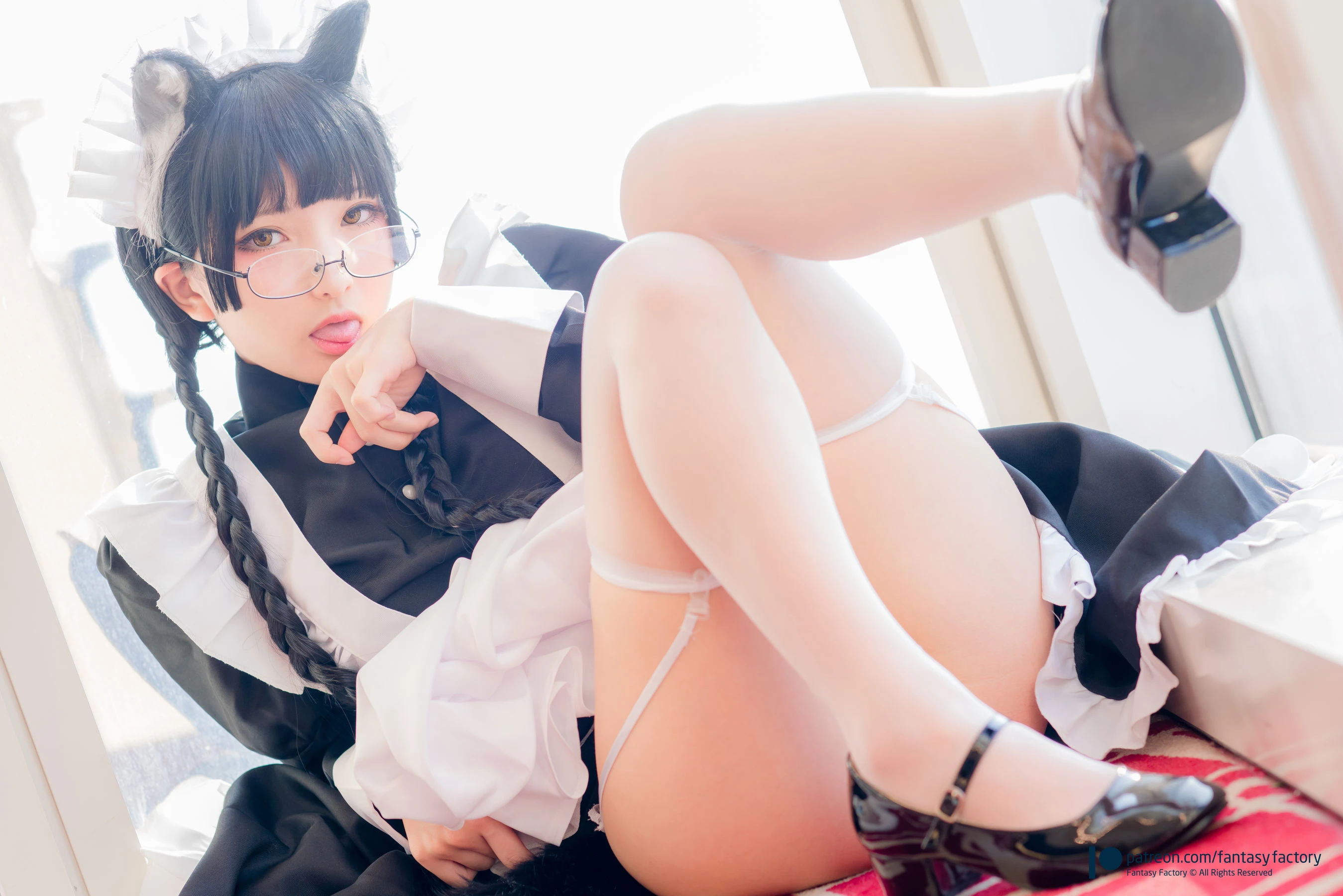[Fantasy Factory] 小丁Cosplay – 黑猫女仆插图7