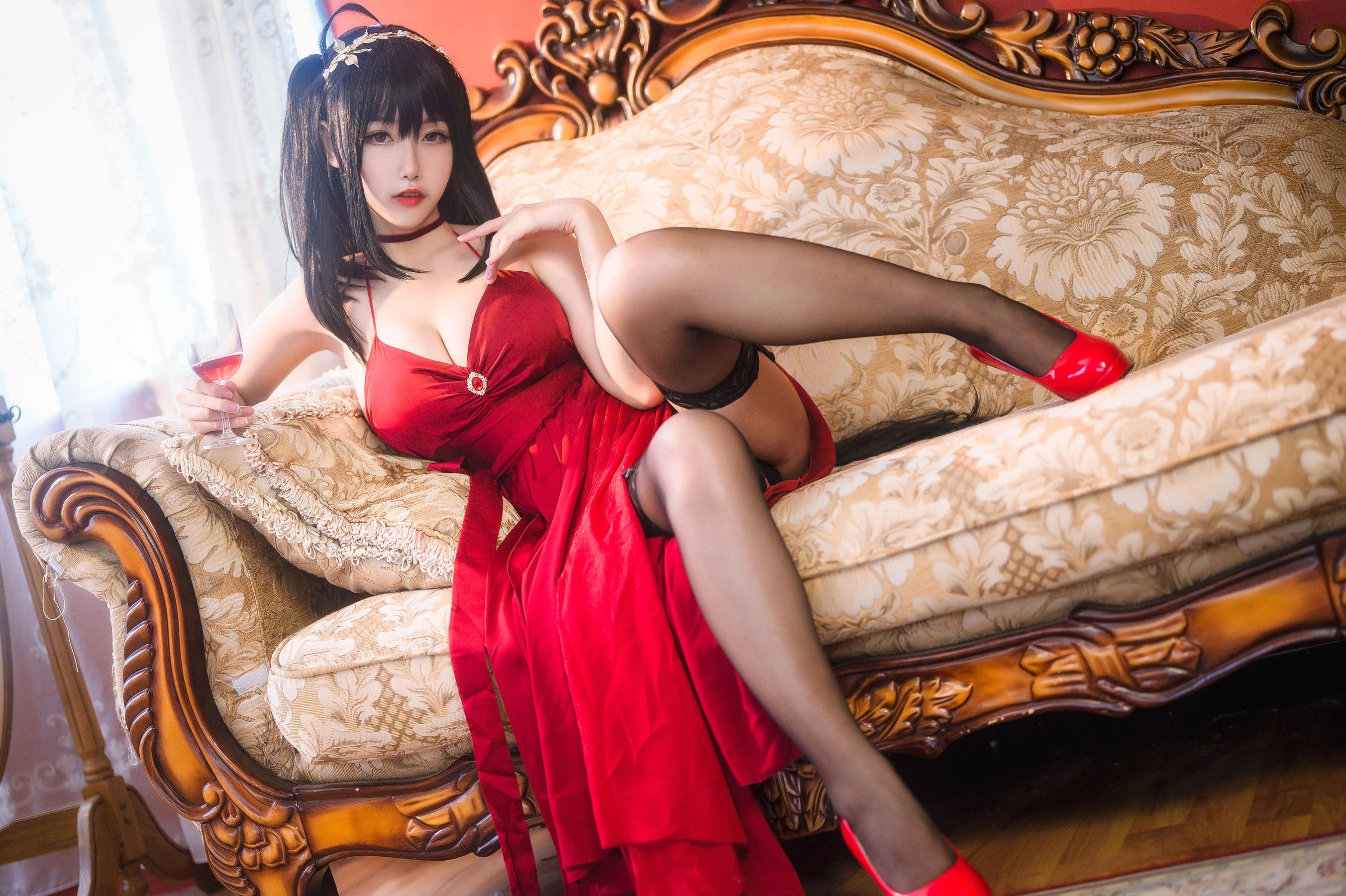 微博妹子Momoko葵葵 – 大凤之礼服插图2