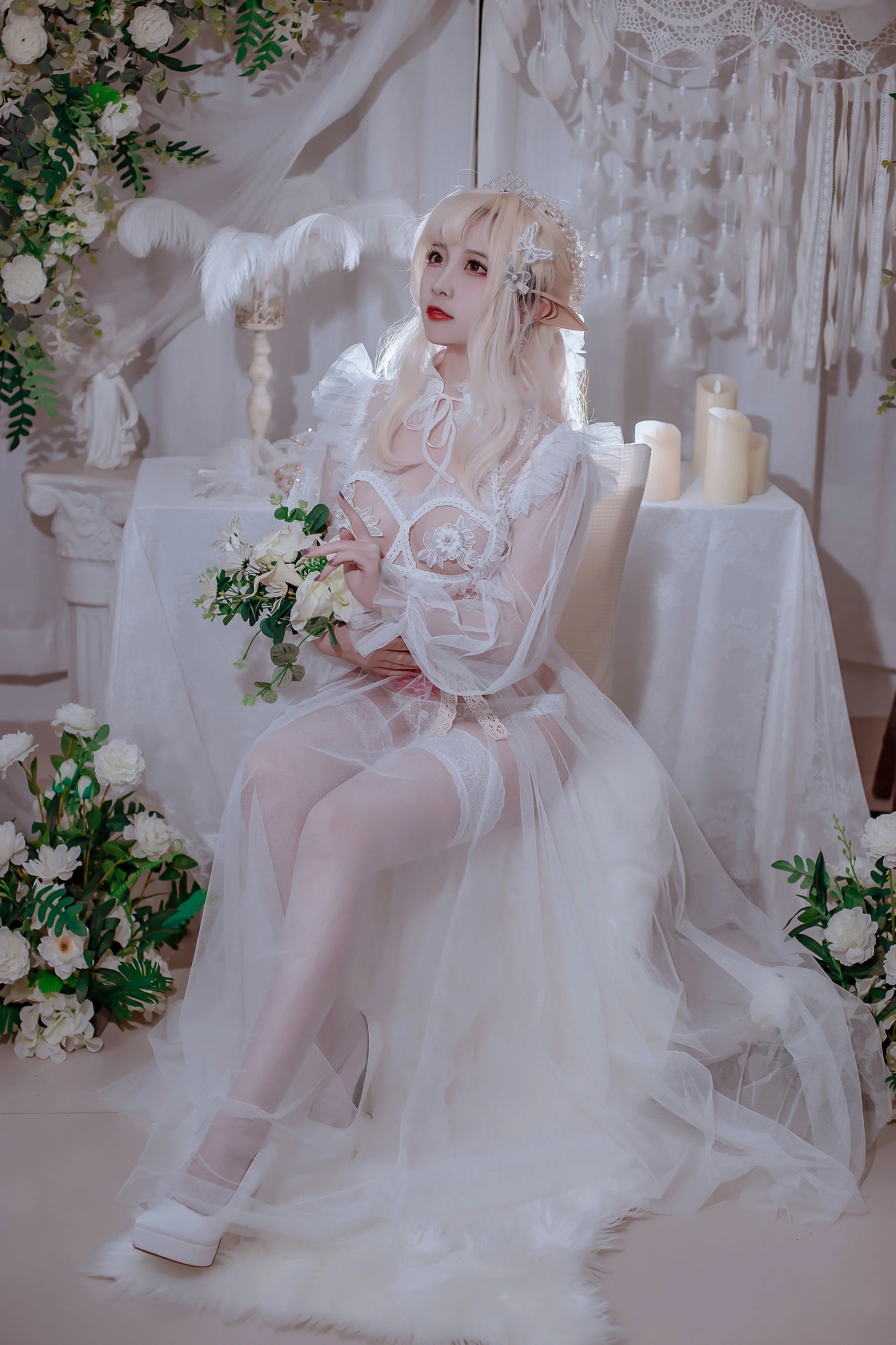 人气Coser二佐Nisa – 精灵公主插图5