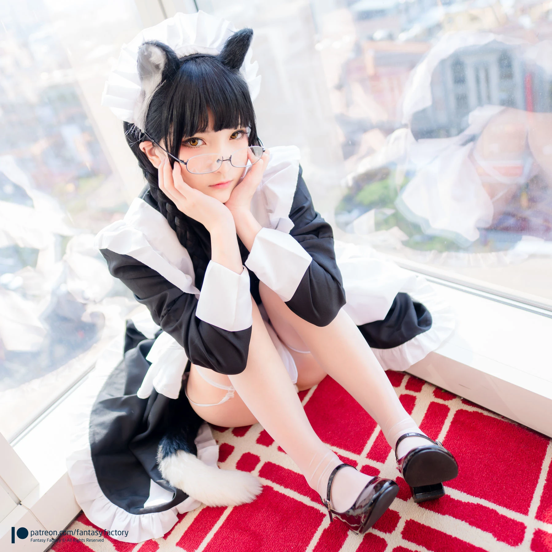 [Fantasy Factory] 小丁Cosplay – 黑猫女仆插图6