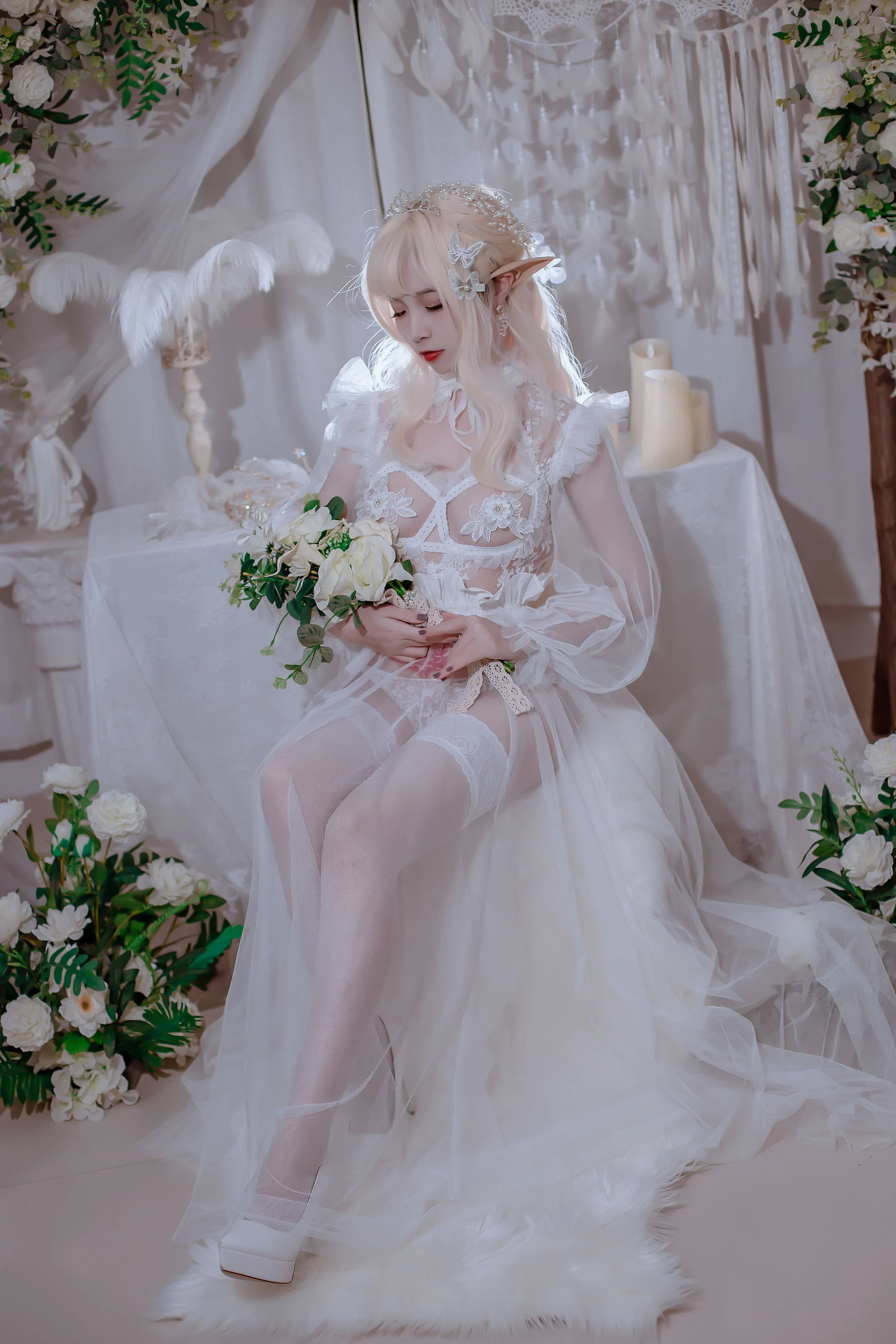 人气Coser二佐Nisa – 精灵公主插图4