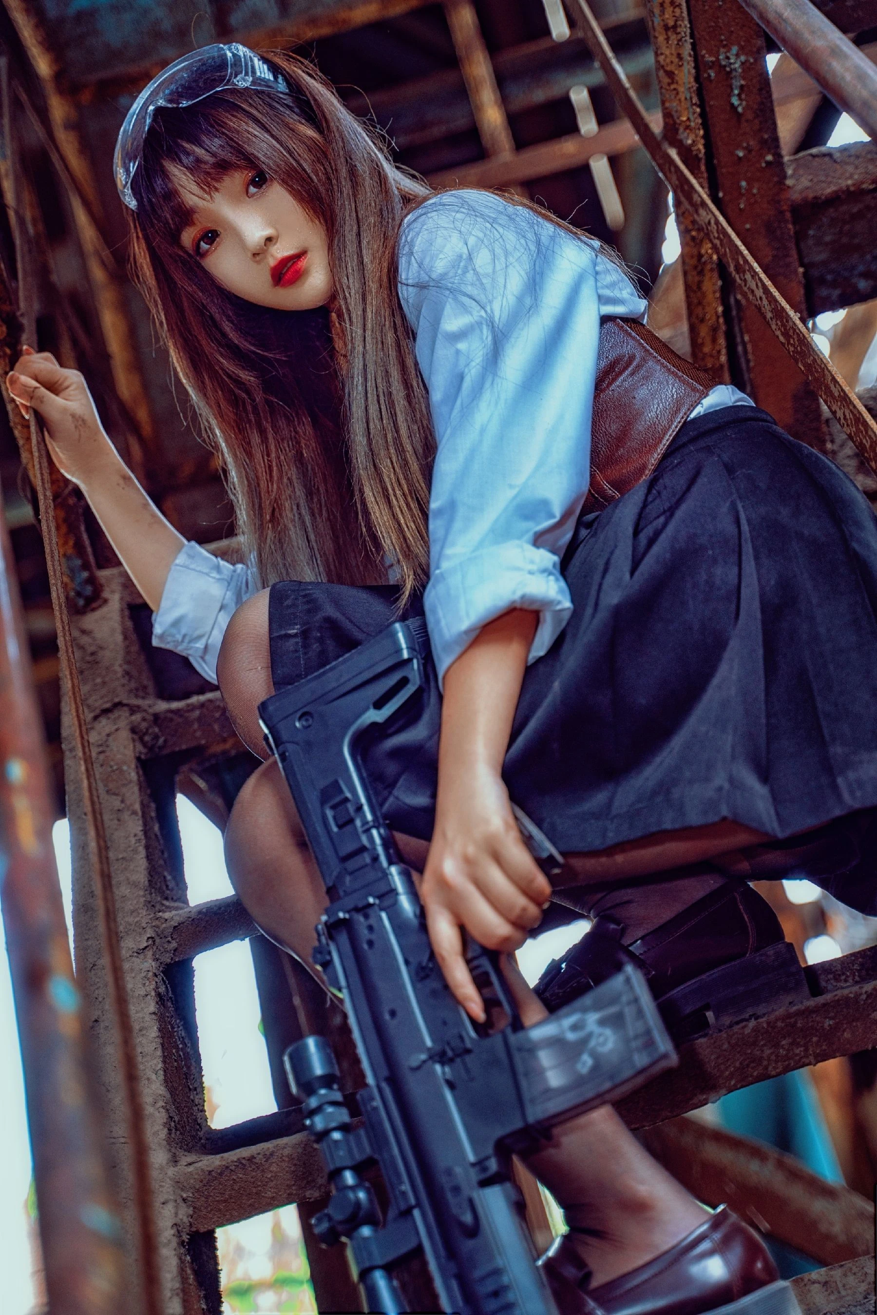 二次元美女古川kagura – 武装JK插图5