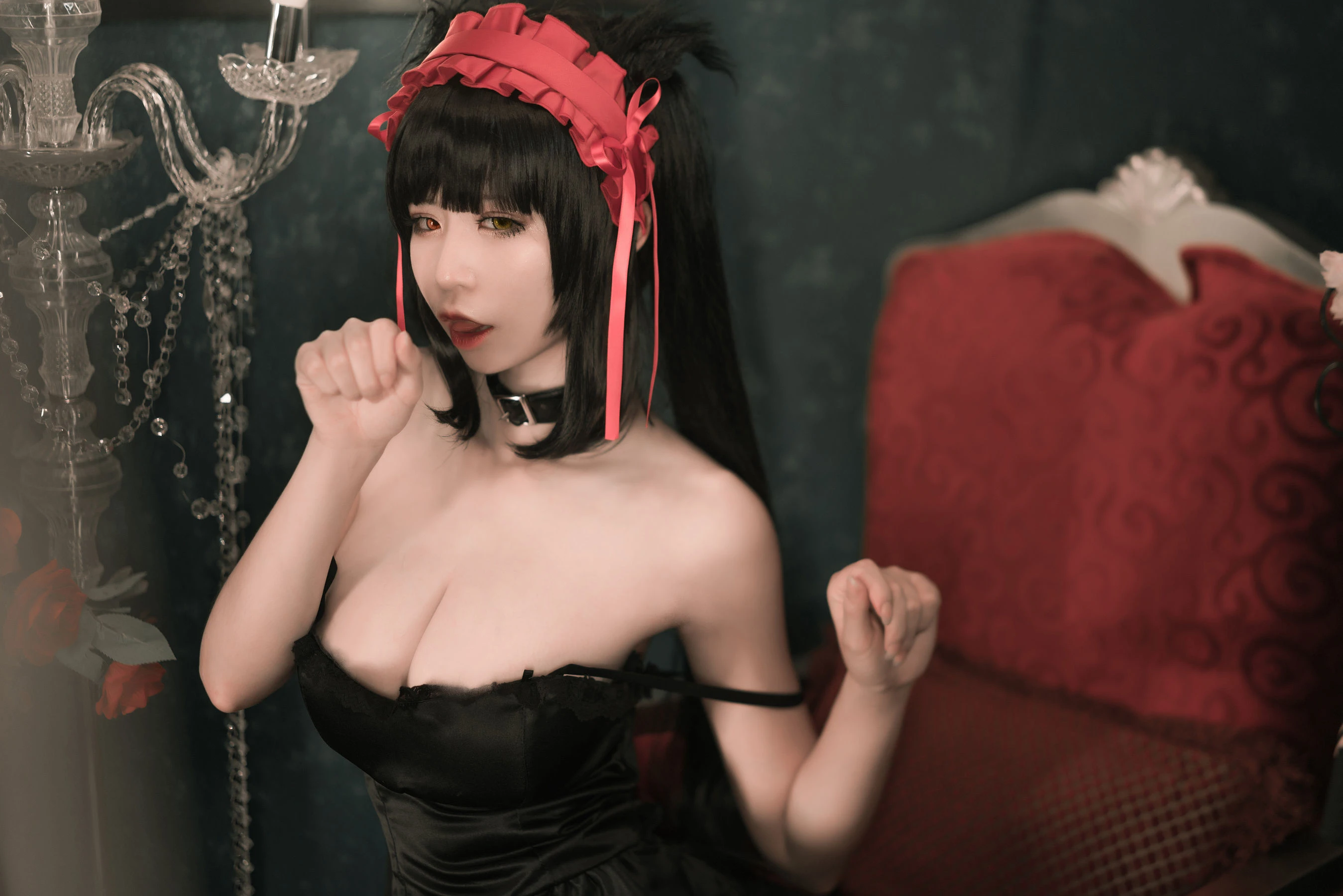 动漫博主爱老师_PhD 狂三 猫咪内衣插图7