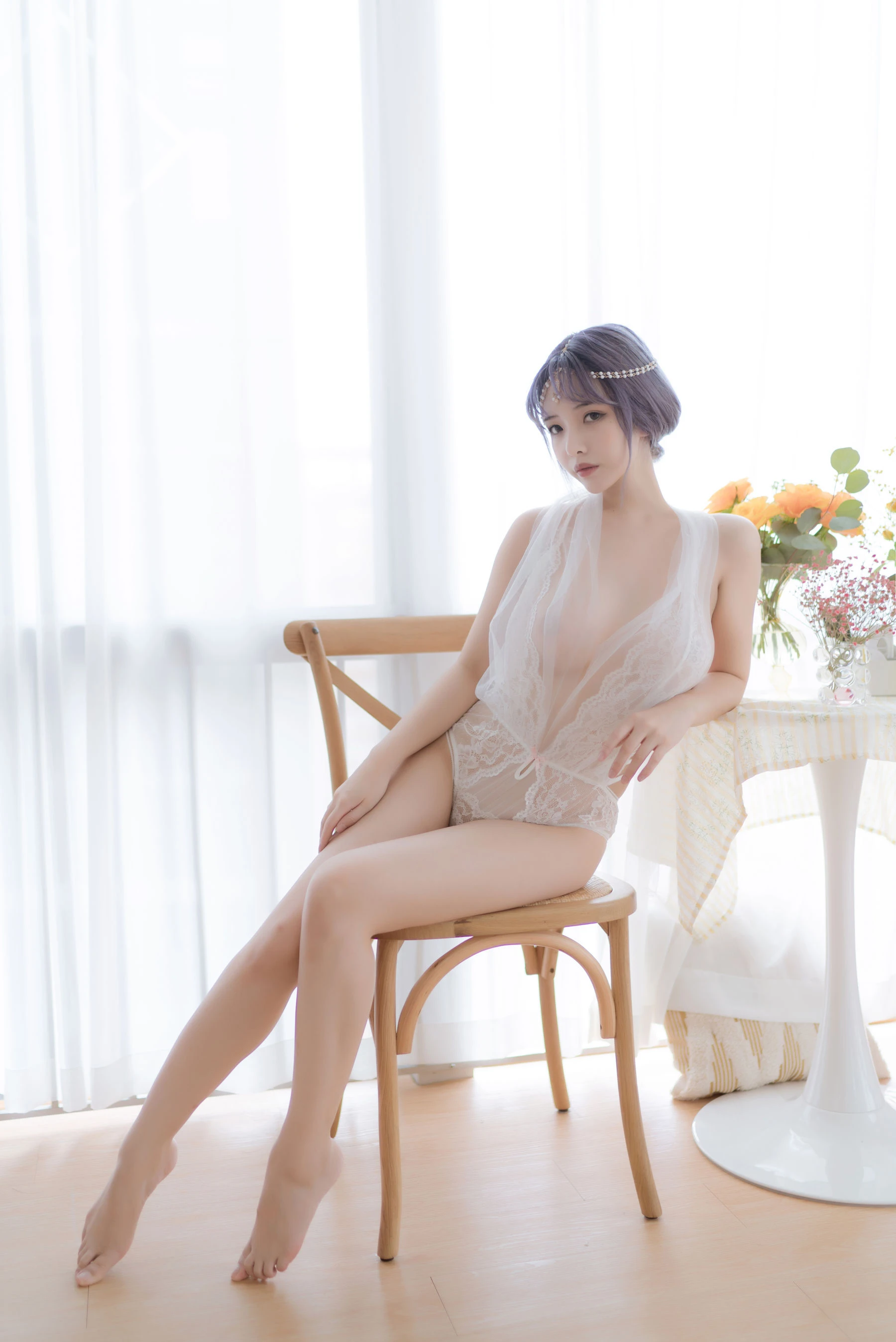 动漫博主雯妹 – 白色希腊插图3