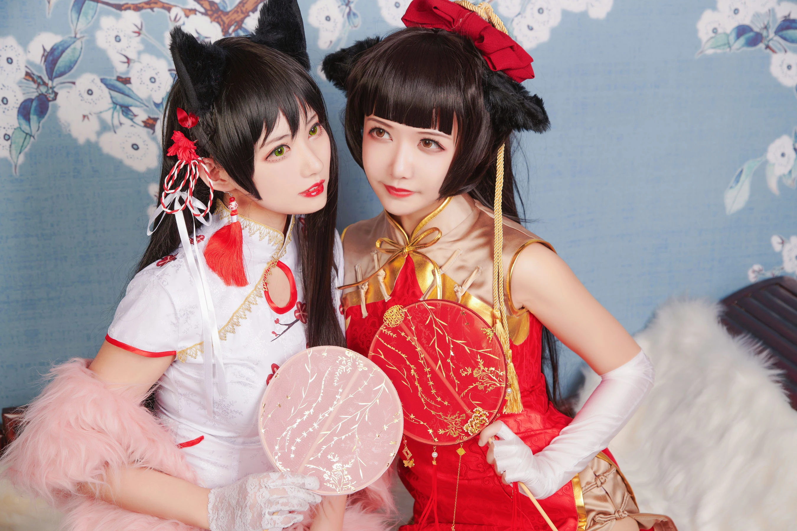 源纱希喵喵喵&Meiyi_烛墨 犬獒旗袍插图5