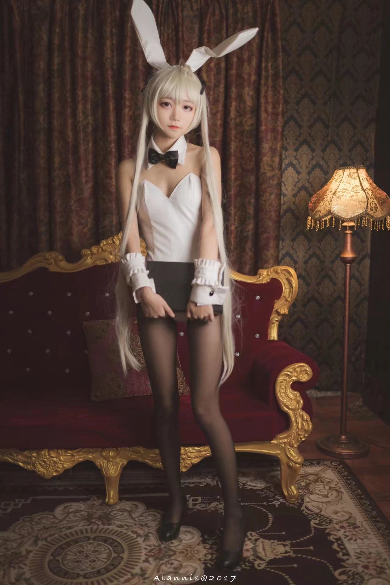 清纯少女五更百鬼 – 兔女郎+白丝美腿插图2