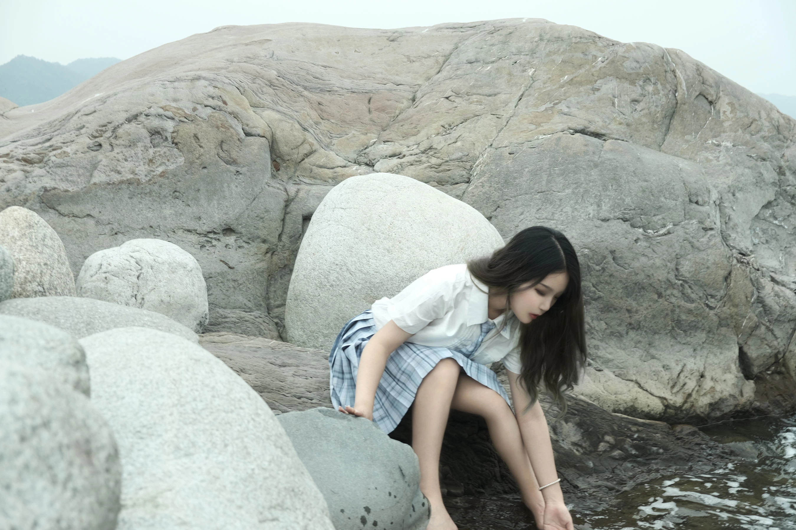 eloise软软 – 河边JK插图2