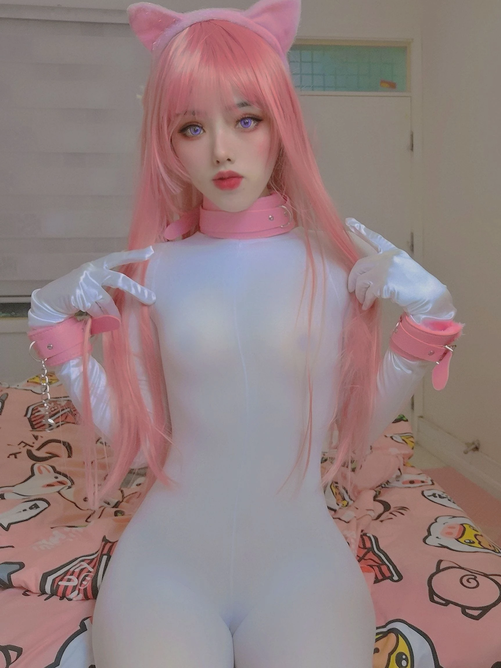 钛合金大粑粑 – 连体白丝插图4