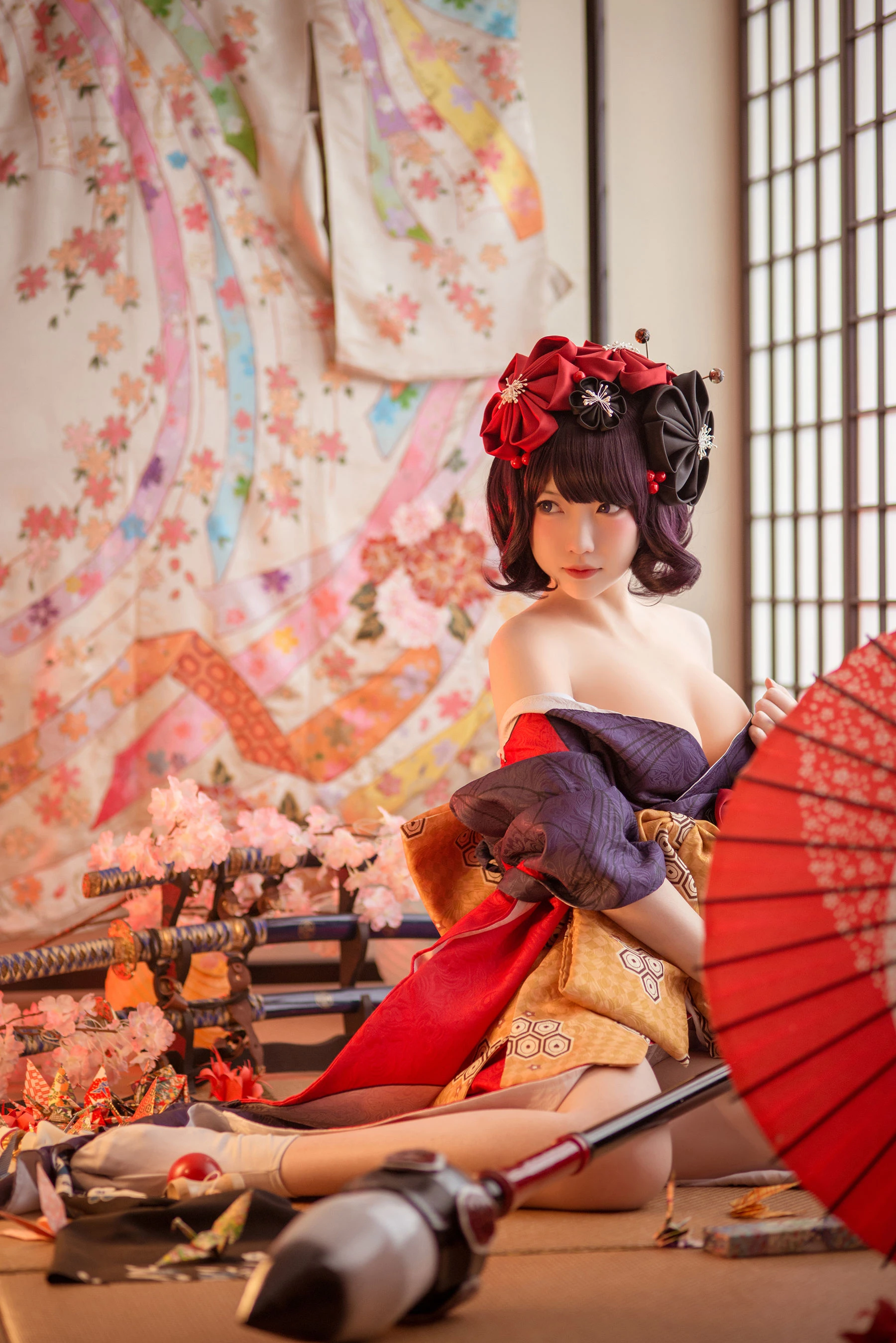 大胸萌妹妖少you1 – 葛饰北斋插图1