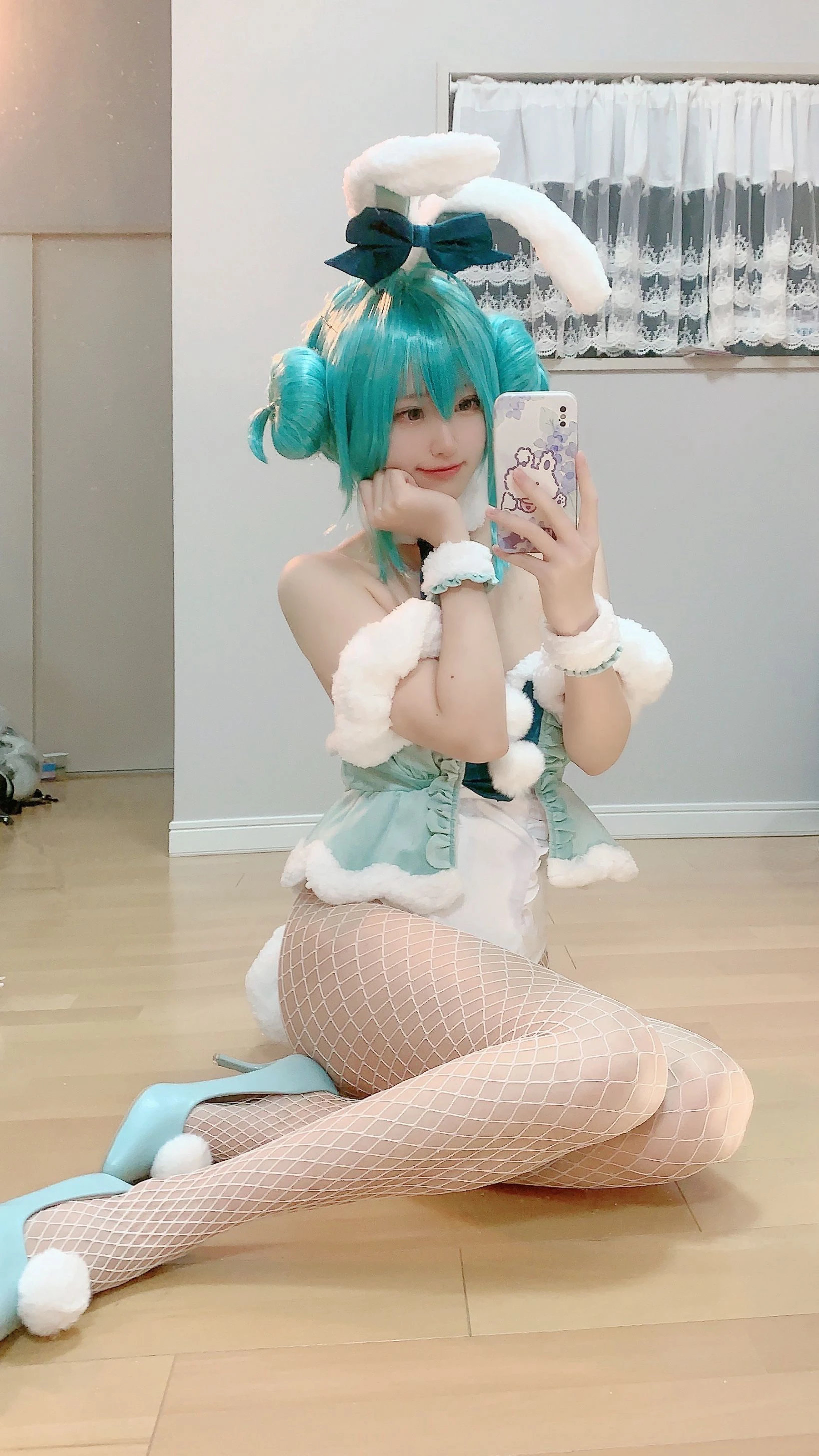 千阳(ちよ) – 初音兔女郎插图3