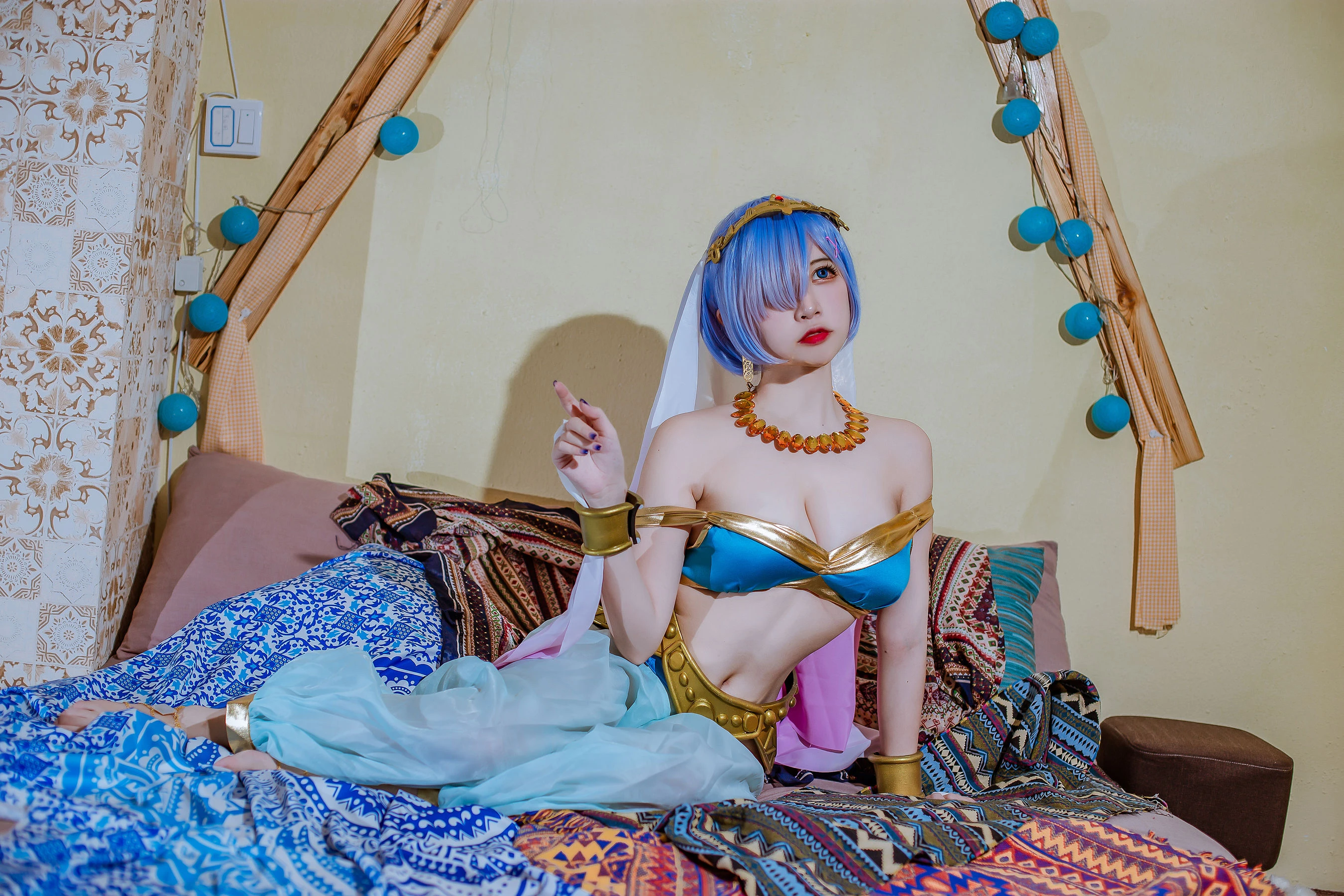 人气Coser二佐Nisa – 蕾姆舞娘插图2