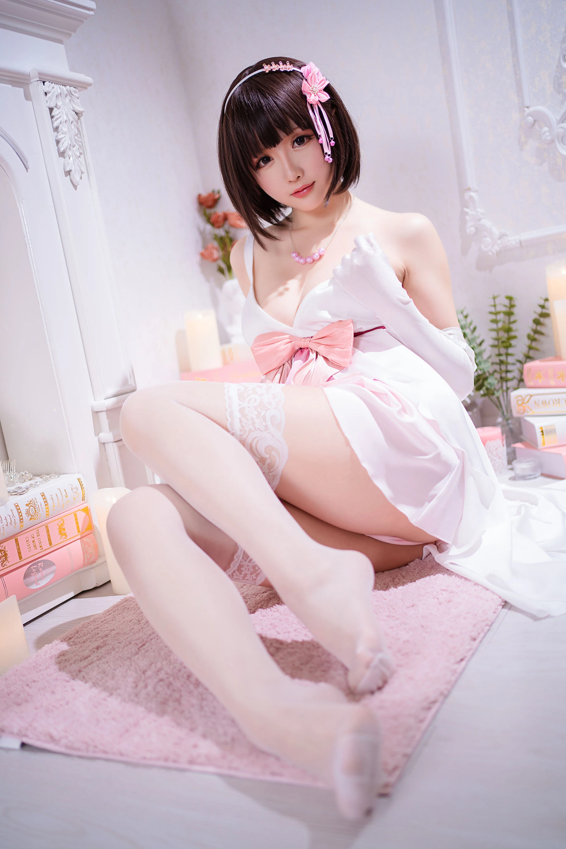 Coser小姐姐星之迟迟 – 加藤惠 特典礼服插图5