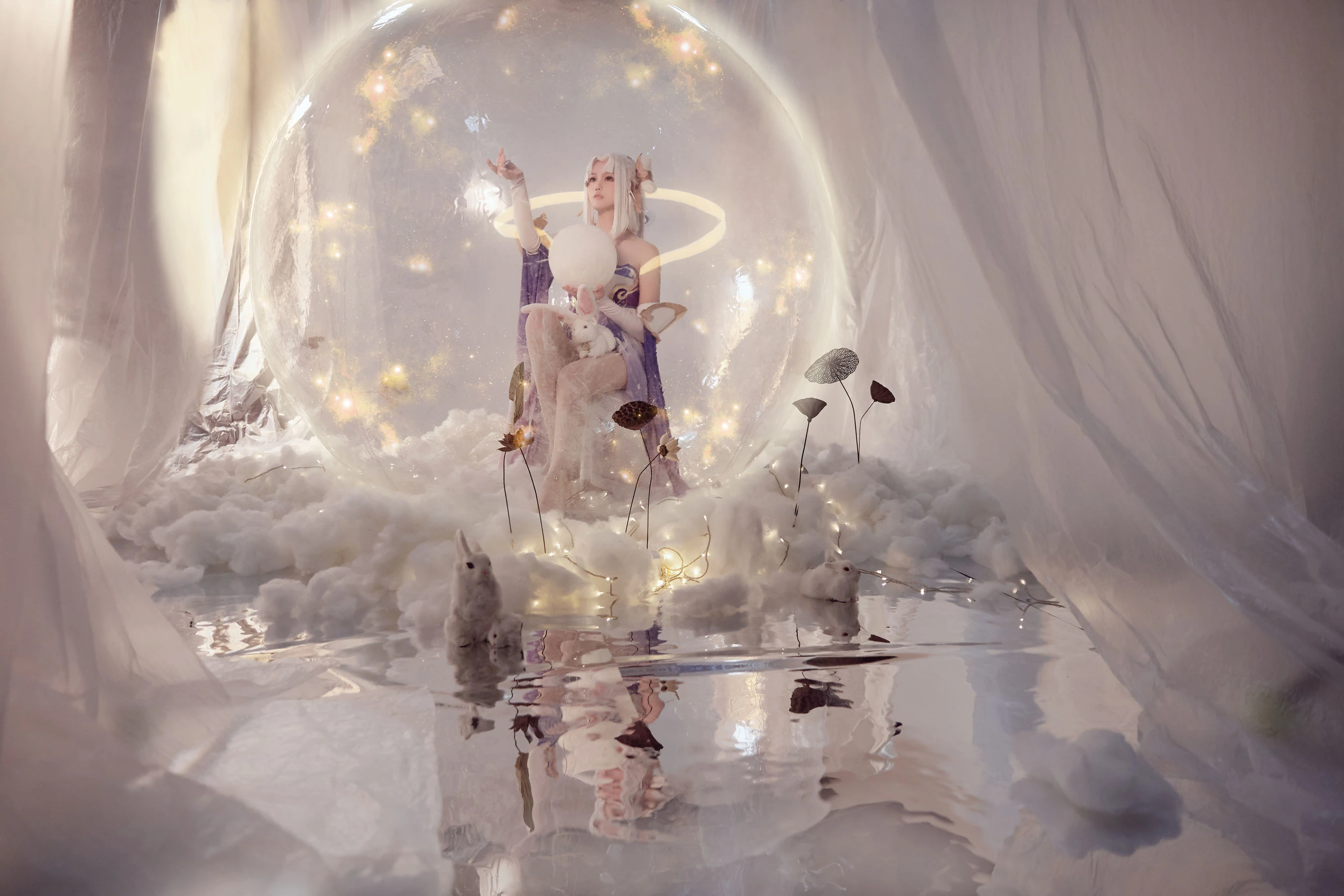 人气coser戚顾儿MIKI 王者荣耀 嫦娥插图1