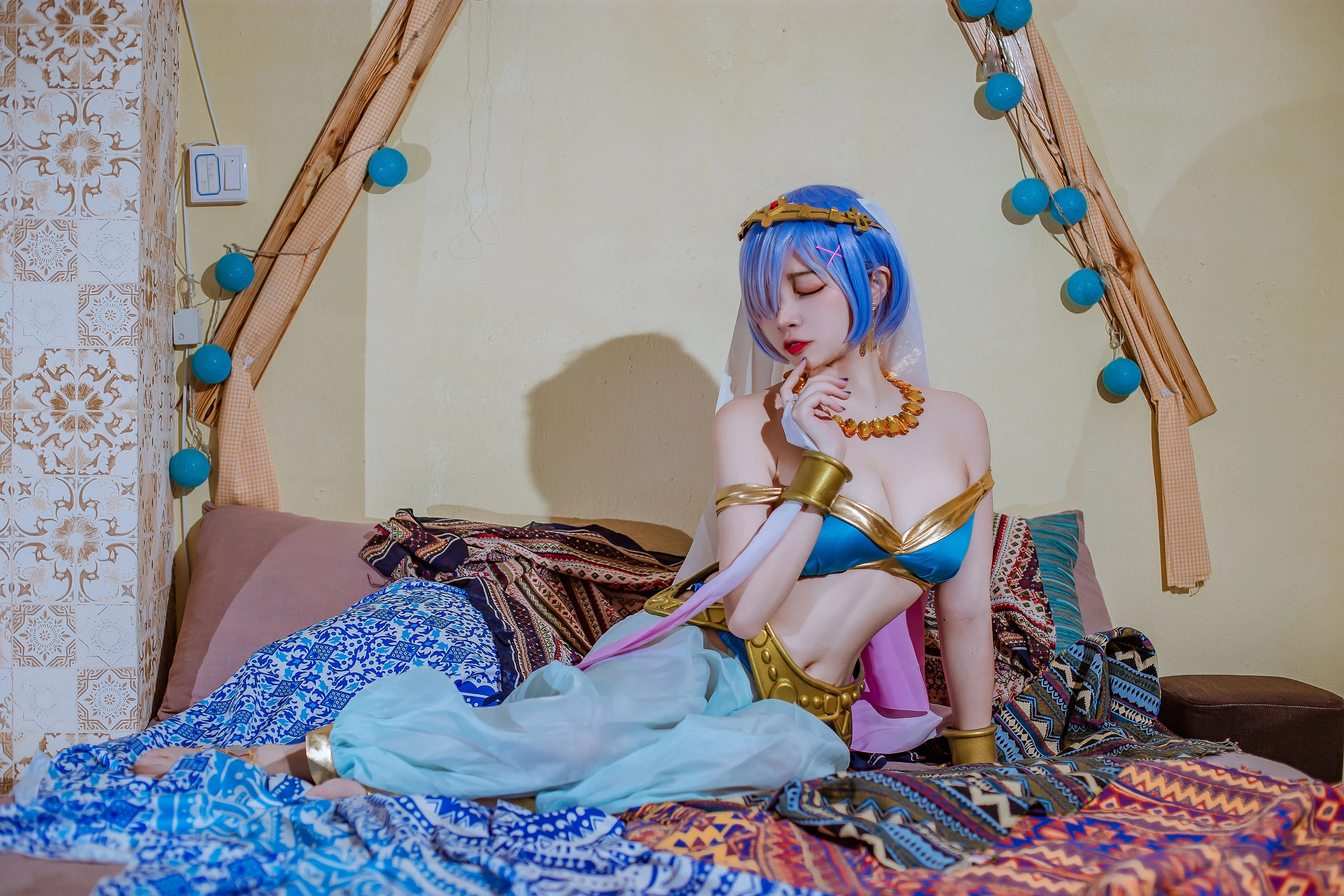 人气Coser二佐Nisa – 蕾姆舞娘插图3