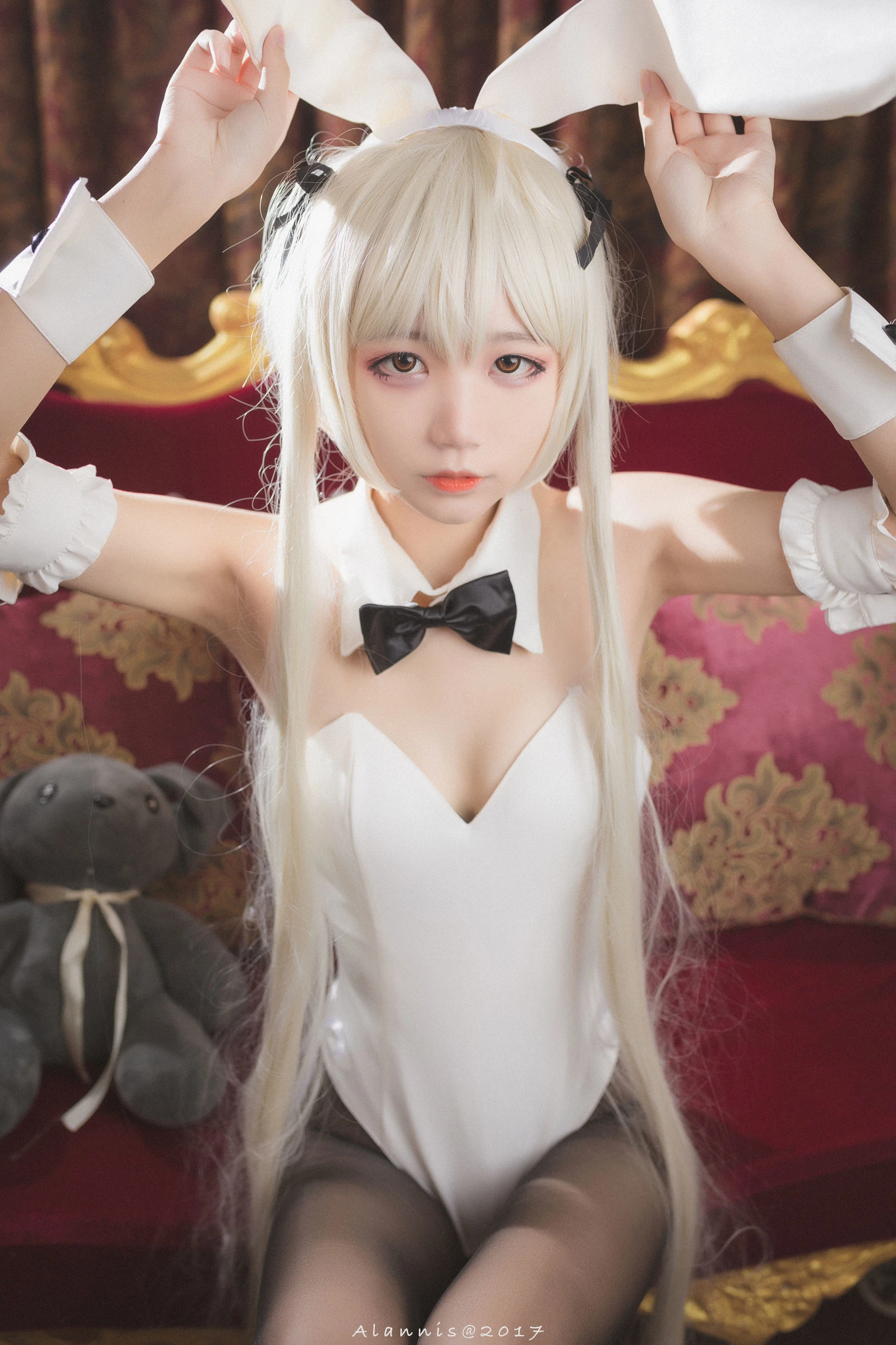 清纯少女五更百鬼 – 兔女郎+白丝美腿插图5