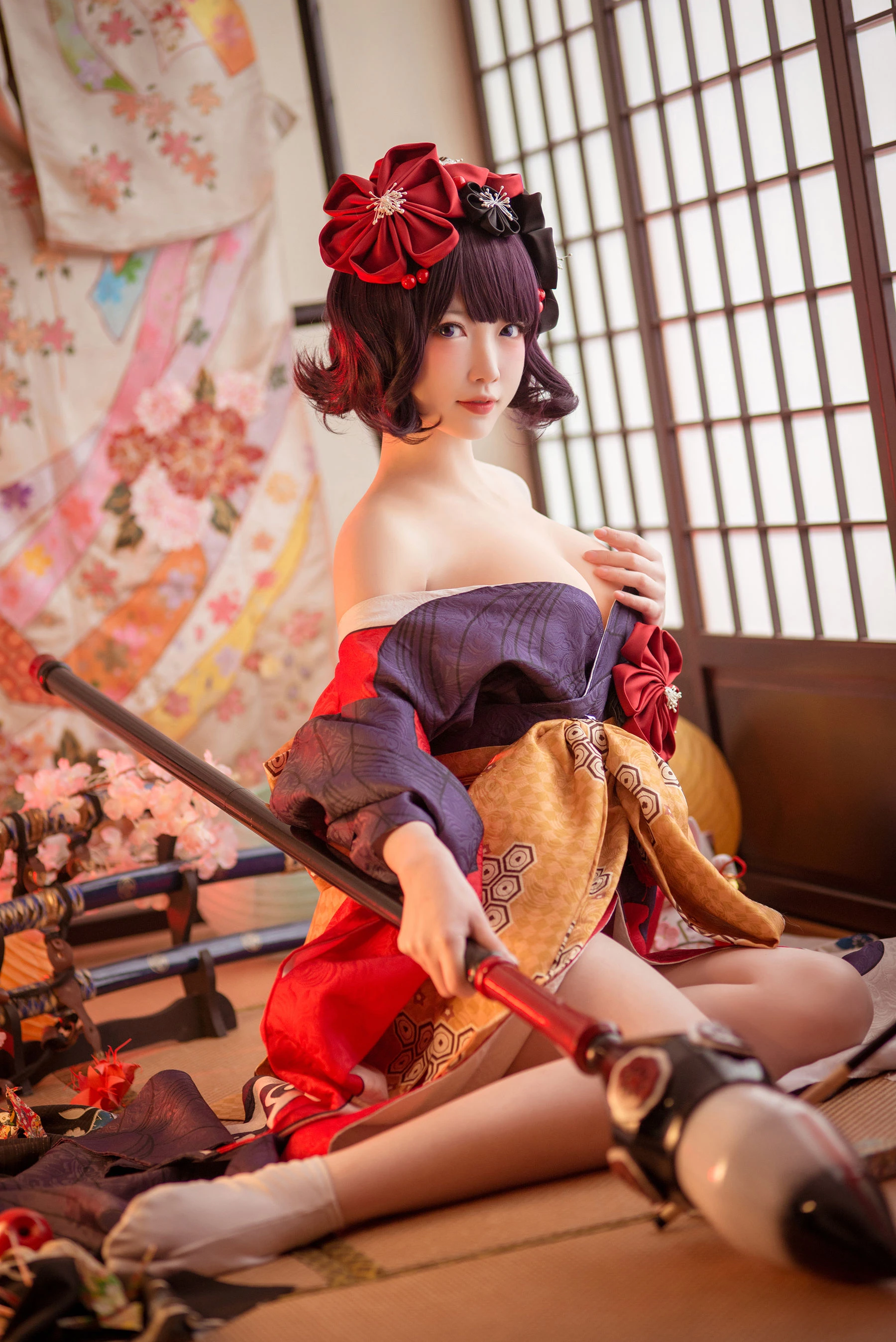 大胸萌妹妖少you1 – 葛饰北斋插图3