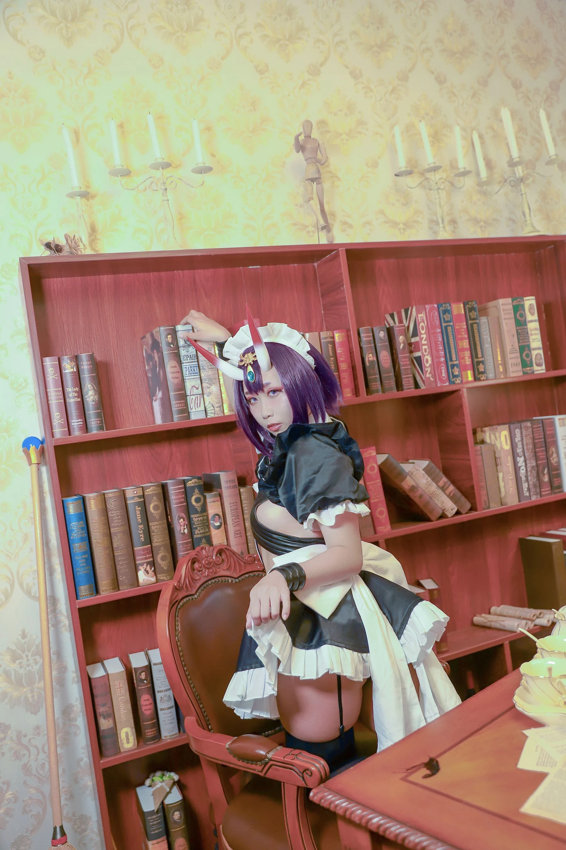 动漫博主贞子蜜桃oo – 酒吞童子 女仆插图6