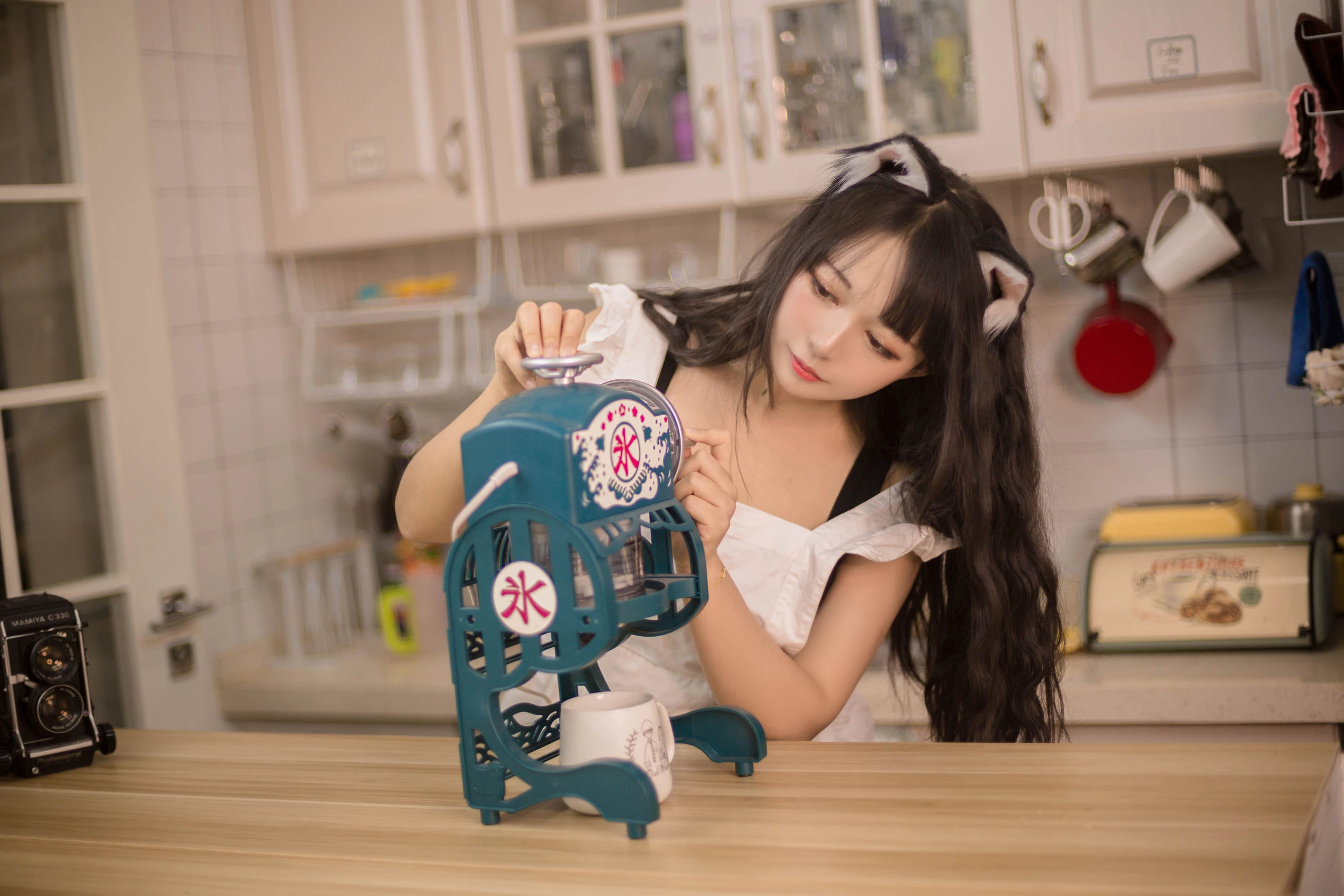 大眼萌妹黑猫猫OvO 厨房插图5