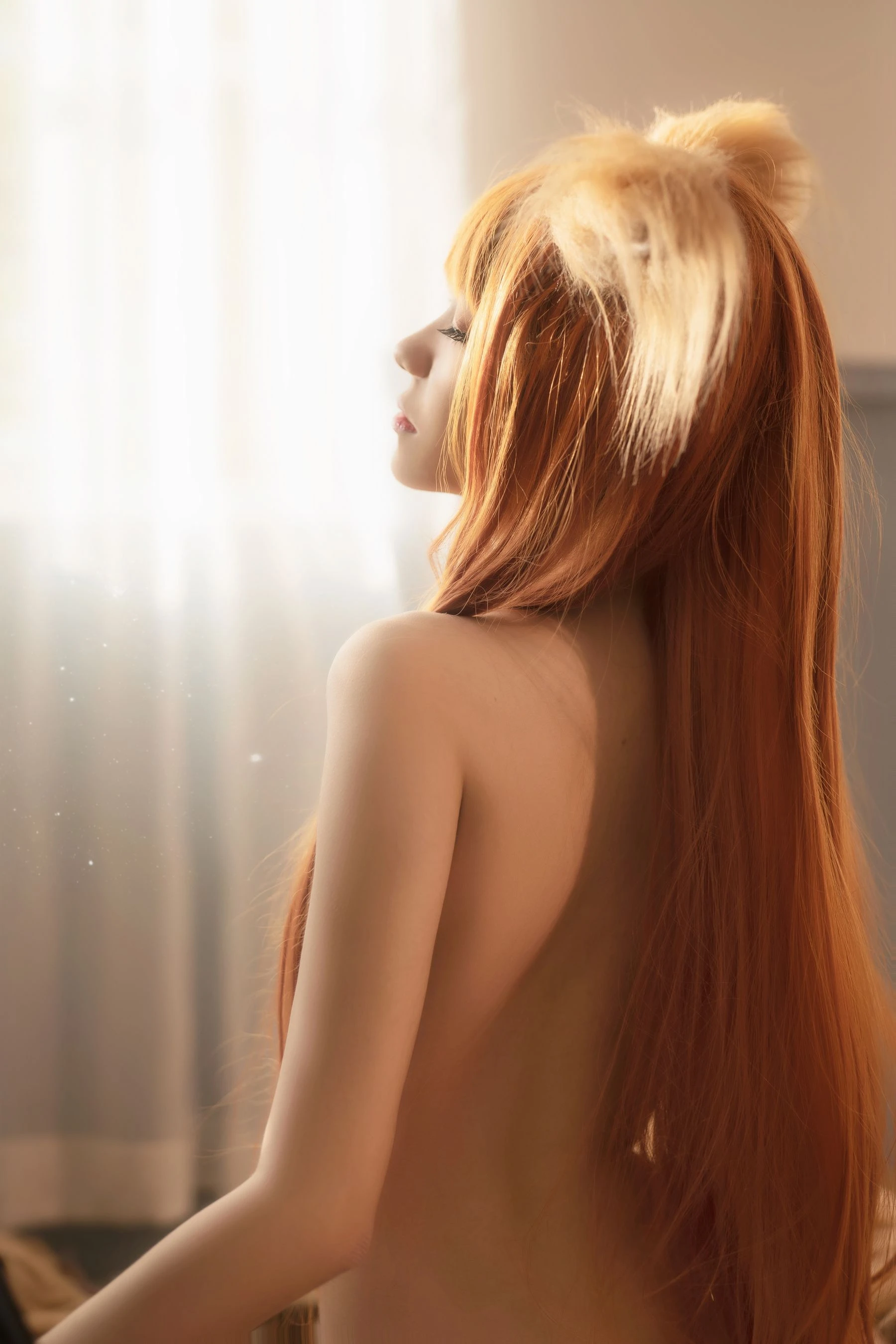 动漫博主南桃Momoko 赫萝裸体插图1