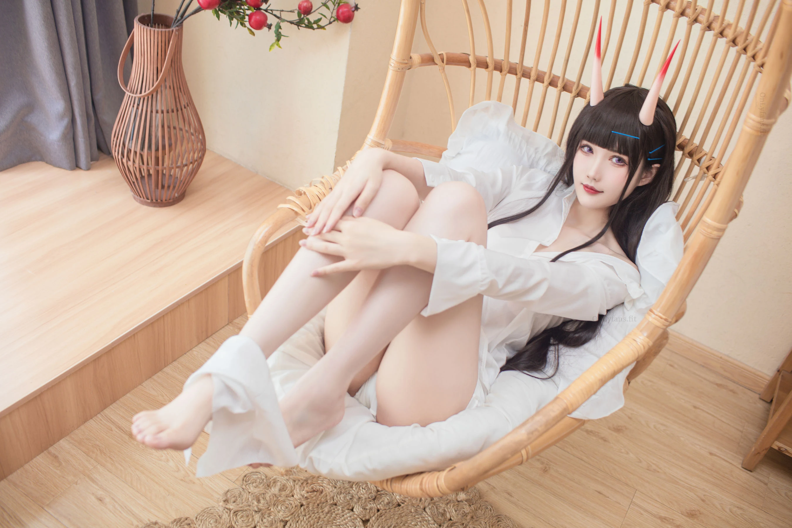 花兮_honoka – 能代 宁静的六叠间插图4