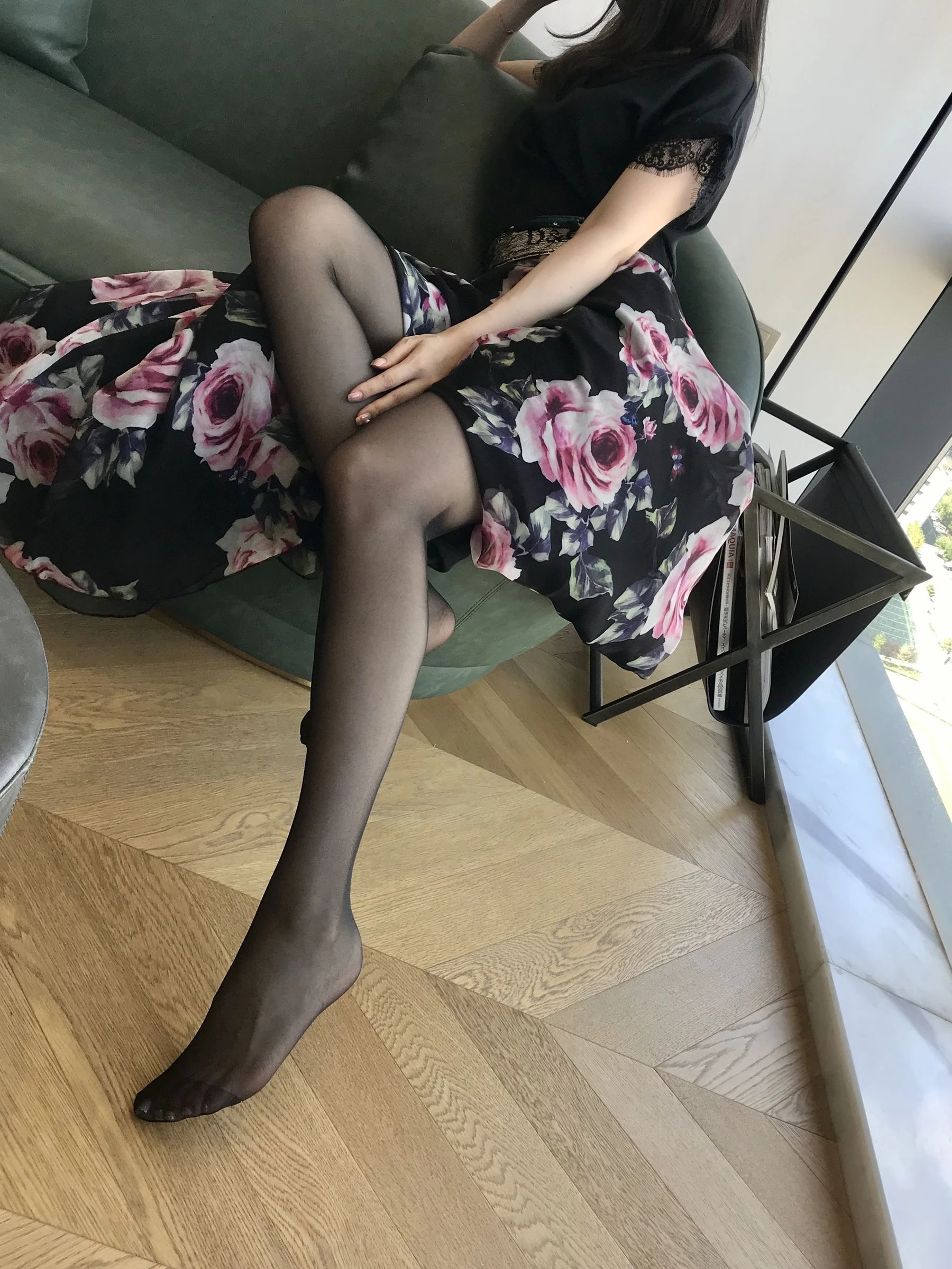 丝足博主麋鹿_Monroe 2020.08.07 奔放牡丹插图2