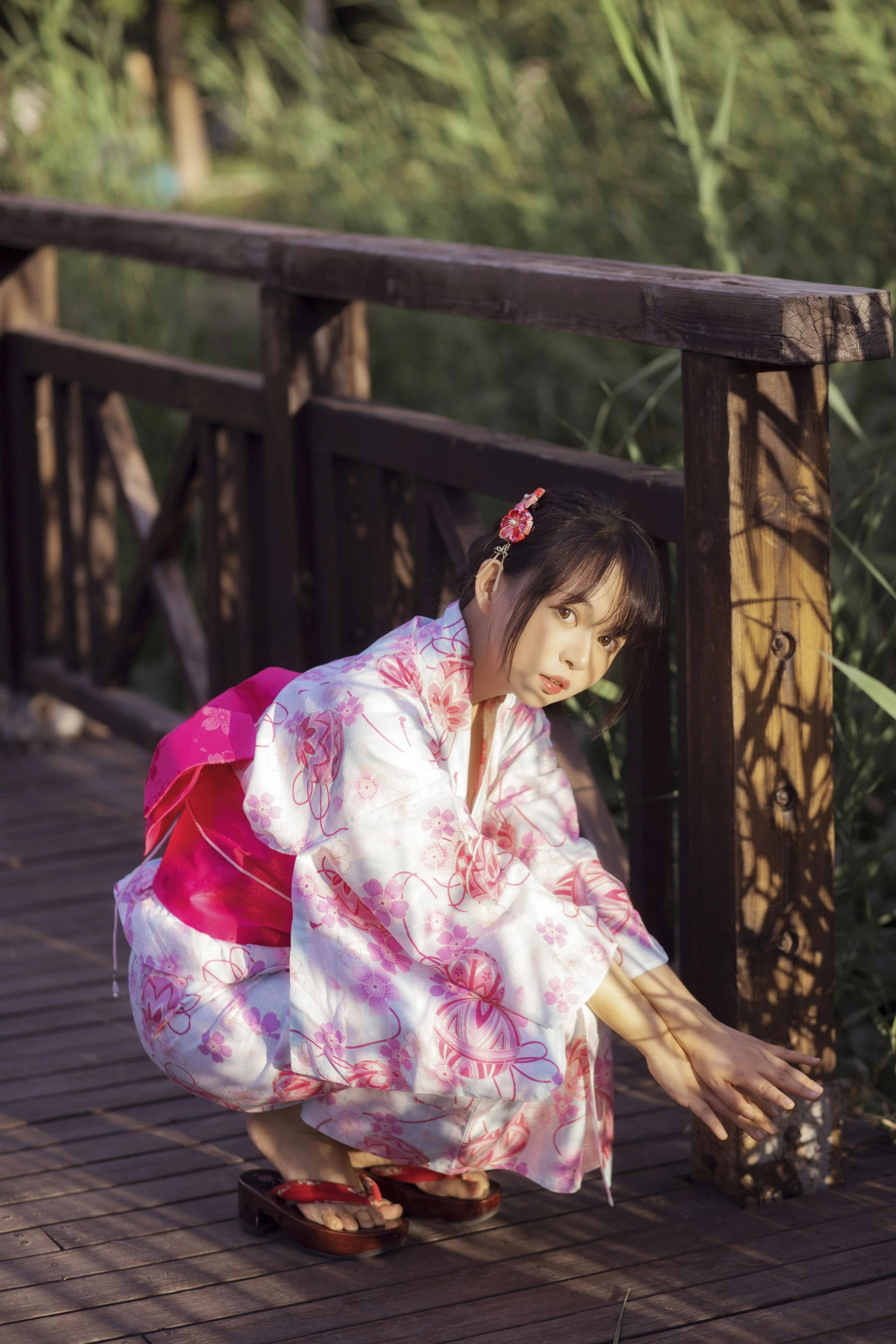 大眼萌妹黑猫猫OvO 和服超进化插图7