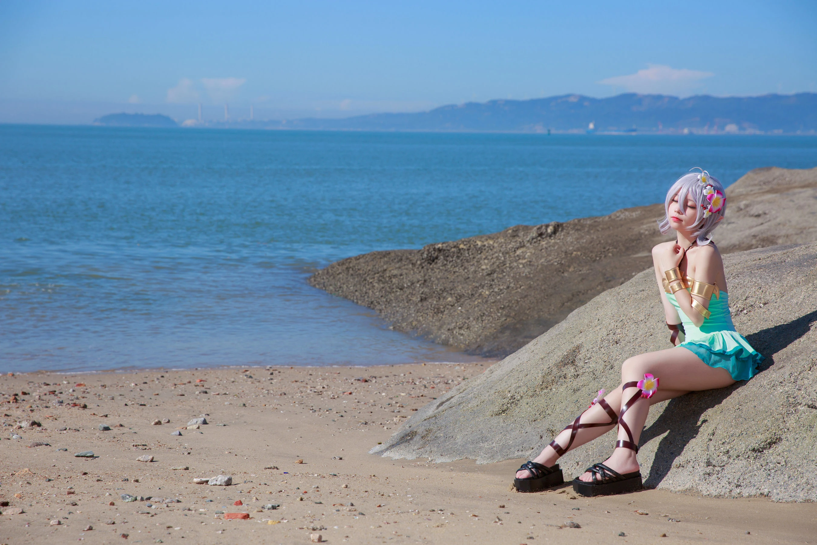 动漫博主G44不会受伤 – 可可萝 泳衣插图7