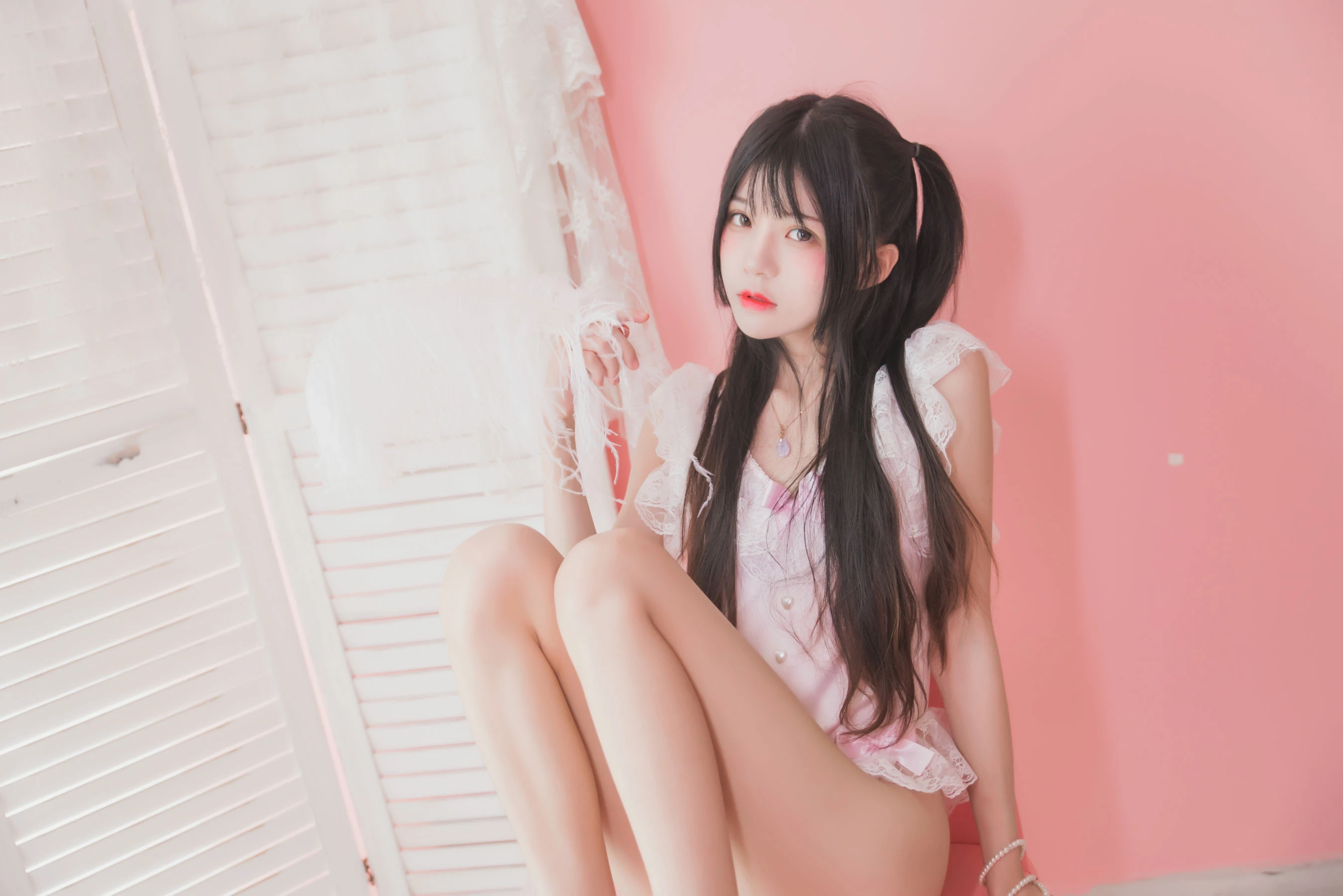 桜桃喵 冬眠系列 粉色浴缸插图1