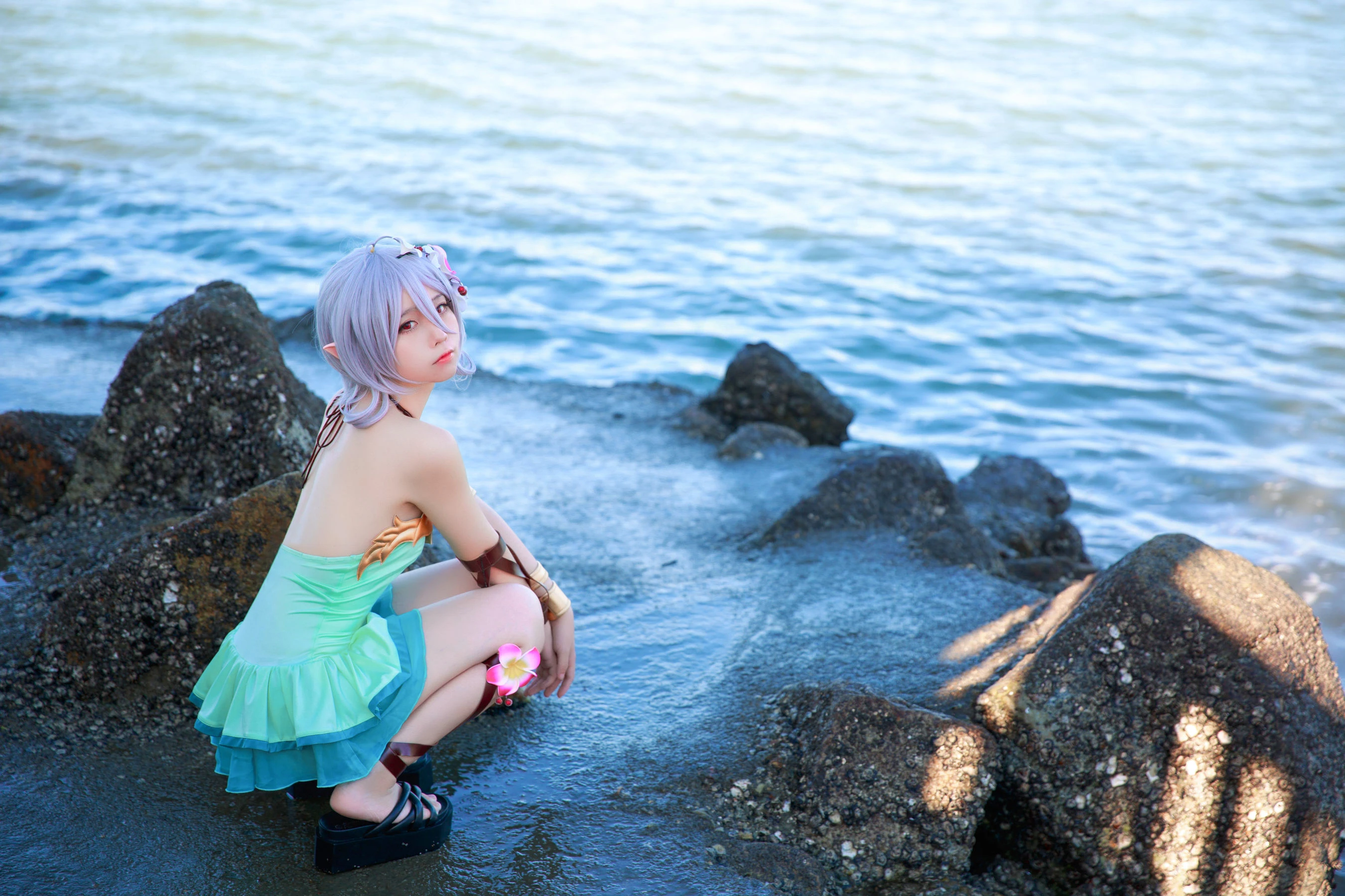 动漫博主G44不会受伤 – 可可萝 泳衣插图1