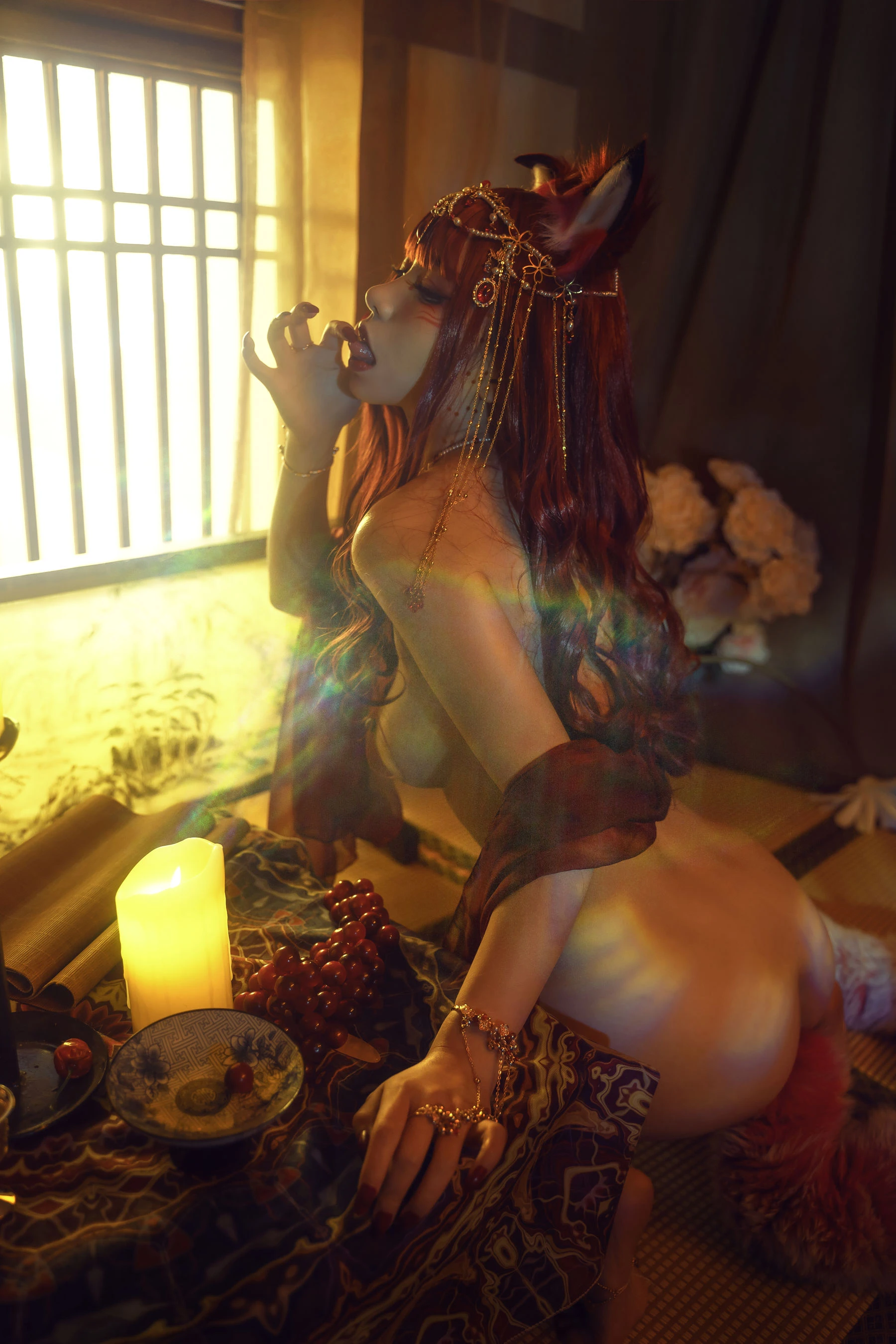 爆机少女喵小吉 – 狐妖・楚佩湘弦插图7