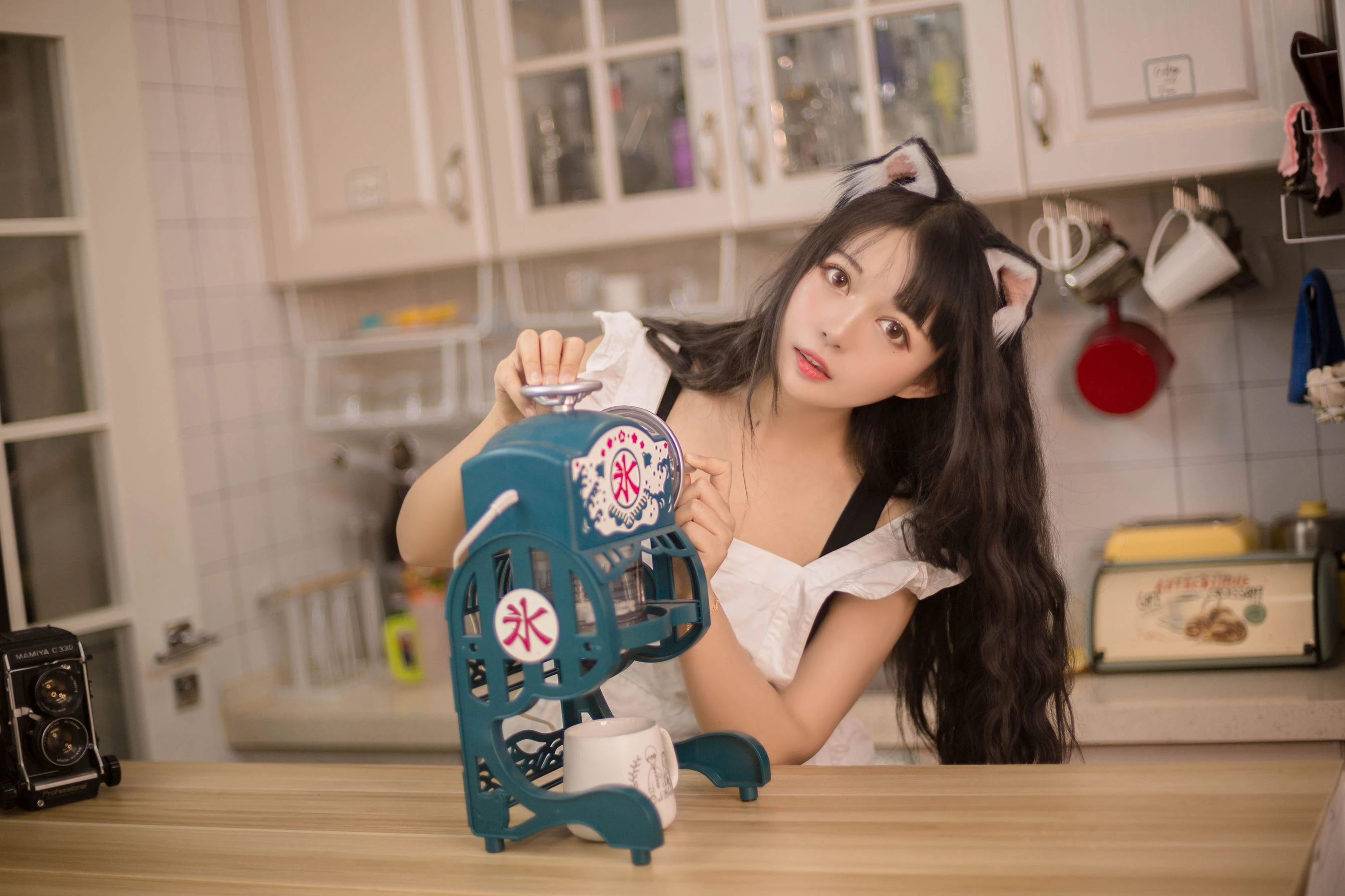 大眼萌妹黑猫猫OvO 厨房插图6