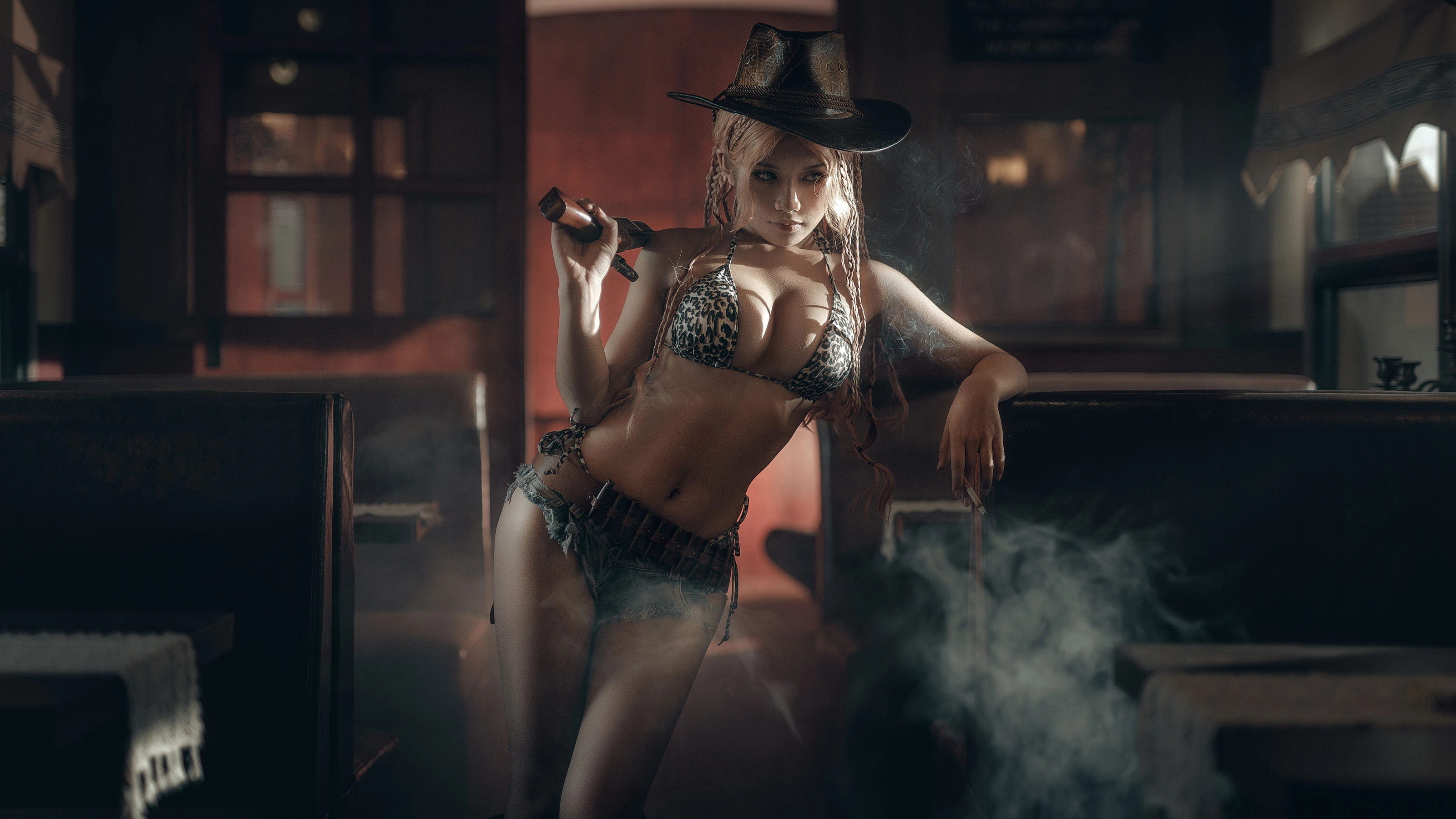 一笑芳香沁写真 – 牛仔插图2