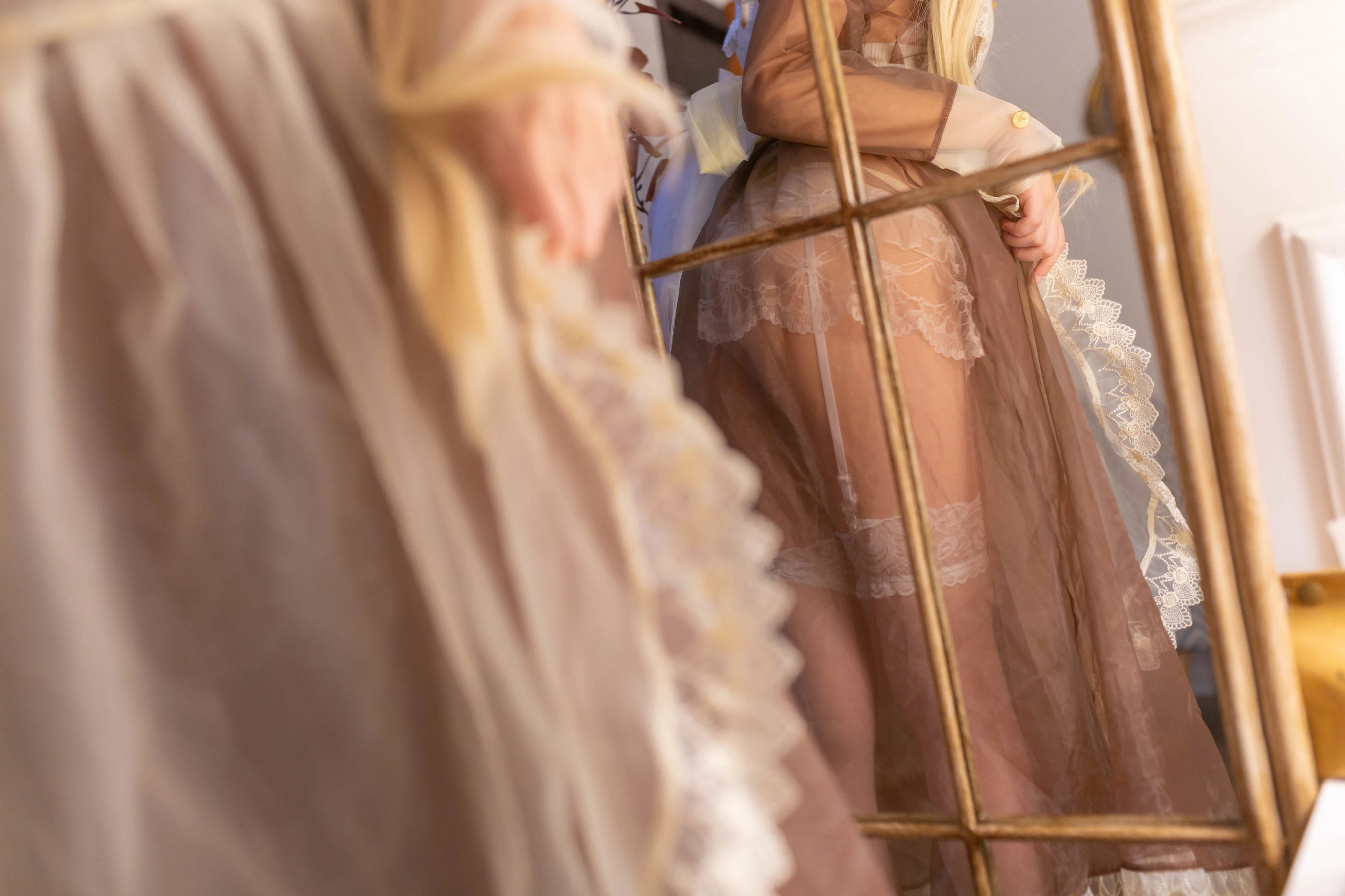 福利姬嘎潼 – 透明女仆插图3