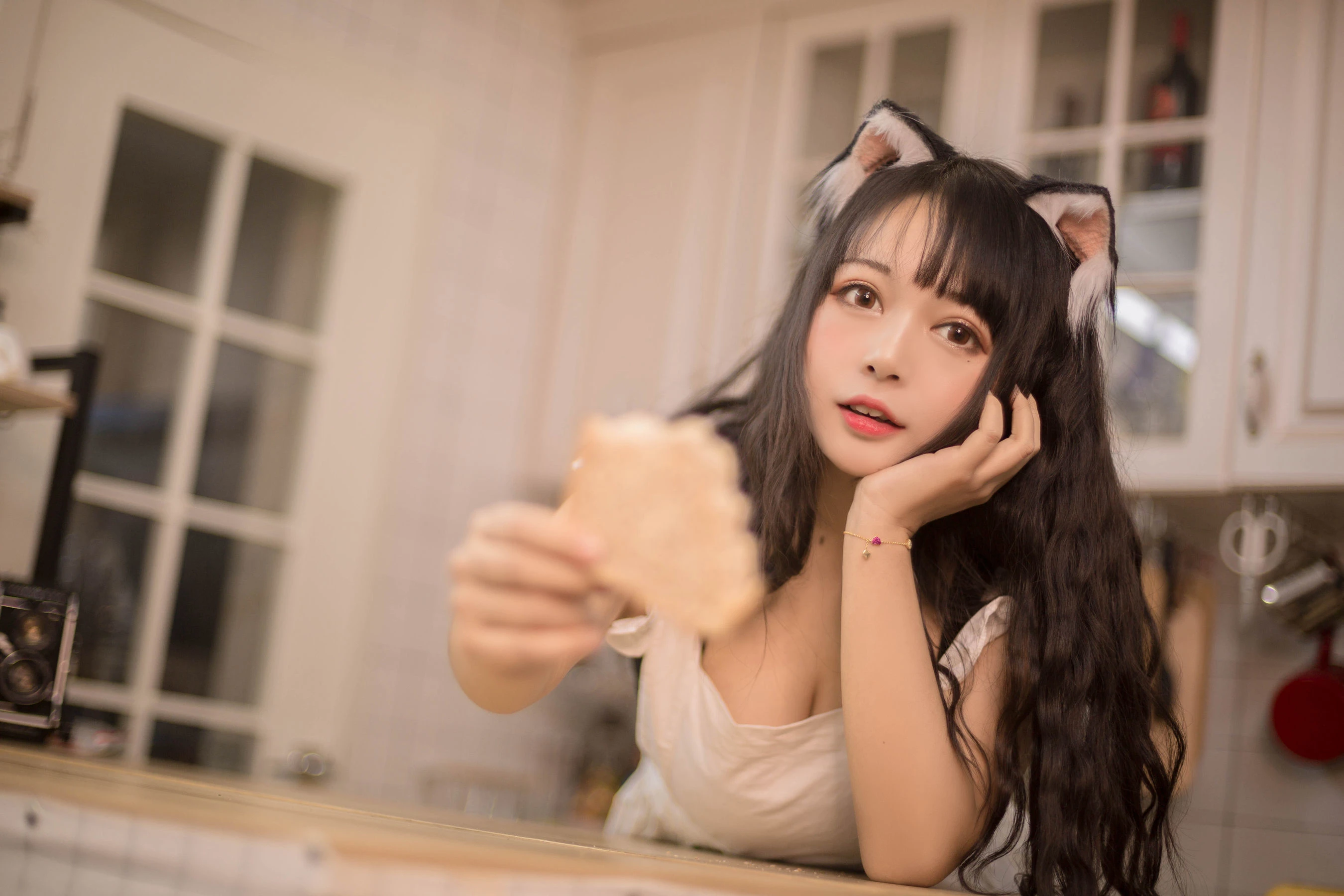 大眼萌妹黑猫猫OvO 厨房插图2