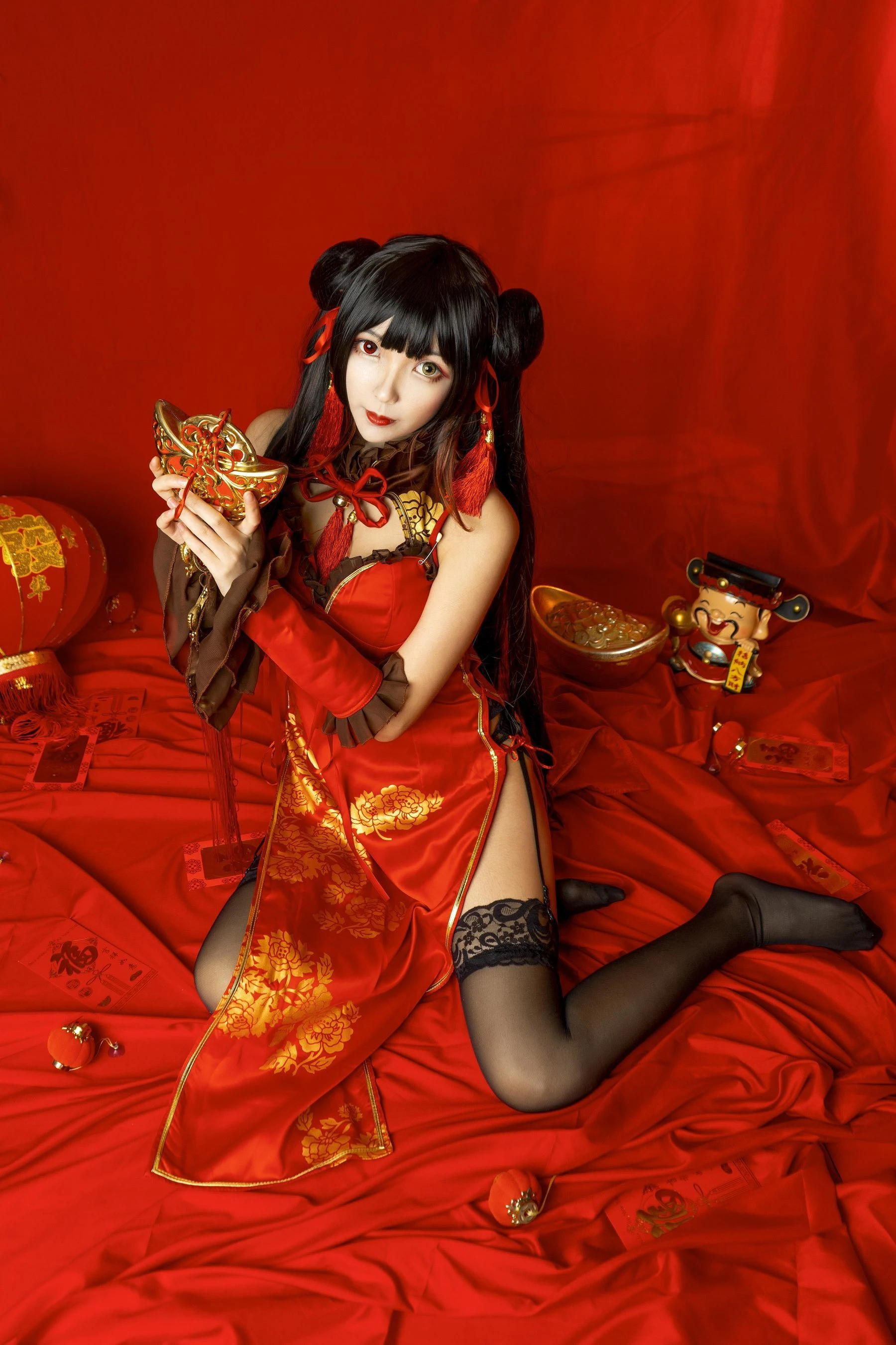 Coser小姐姐妍子坚不可摧 狂三新年插图2