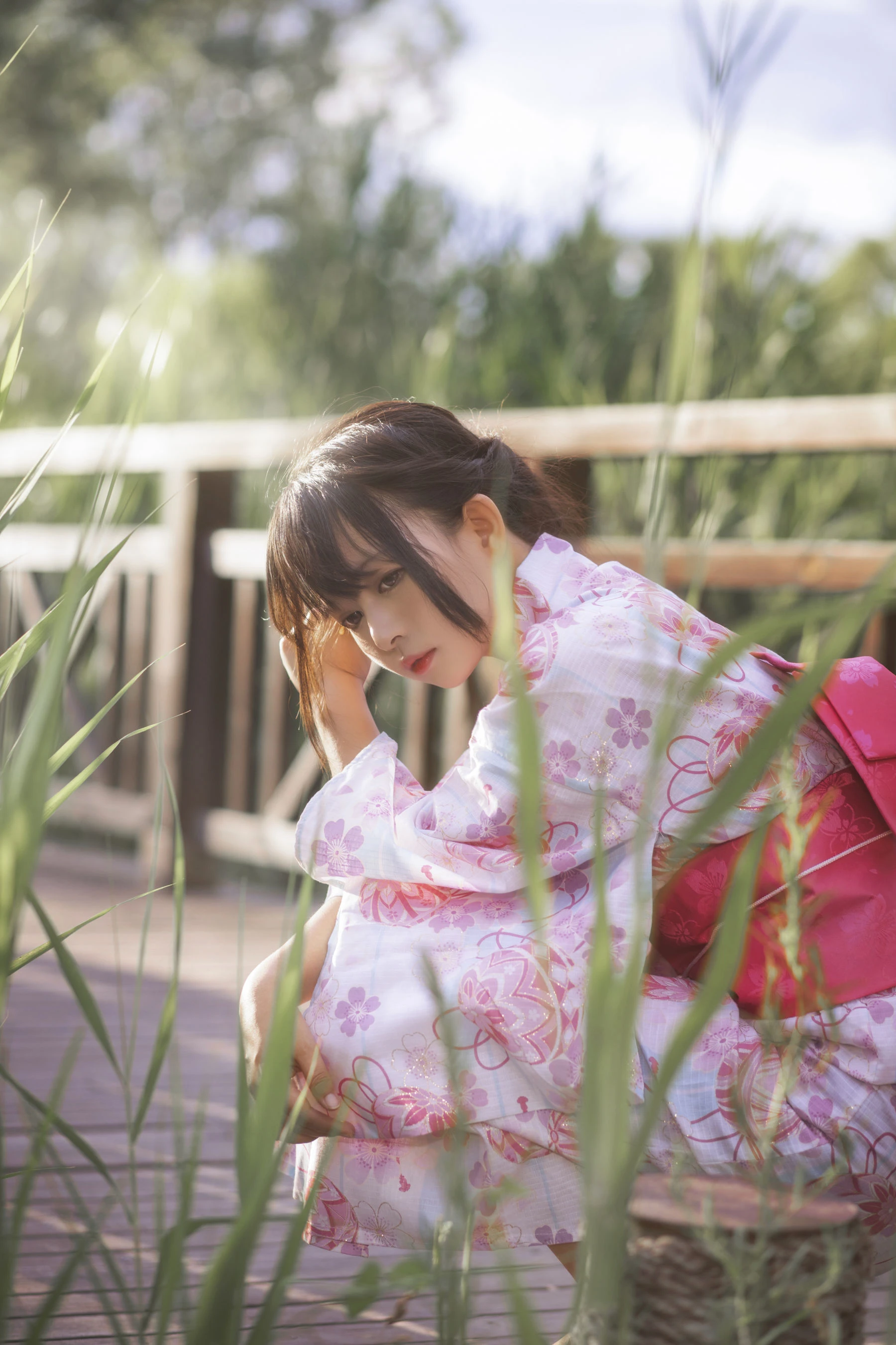 大眼萌妹黑猫猫OvO 和服超进化插图4