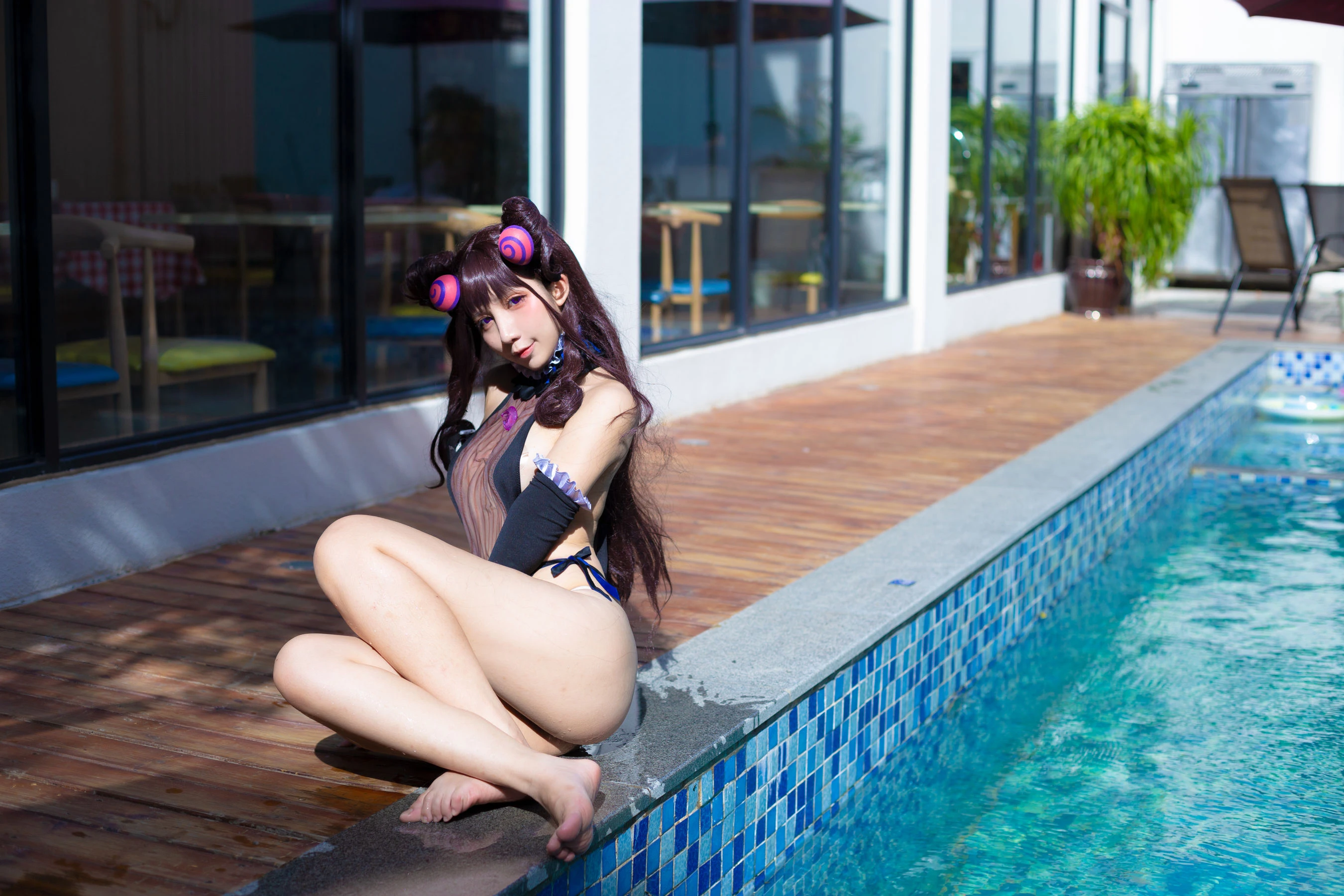 动漫博主九曲Jean – 紫式部泳装插图4