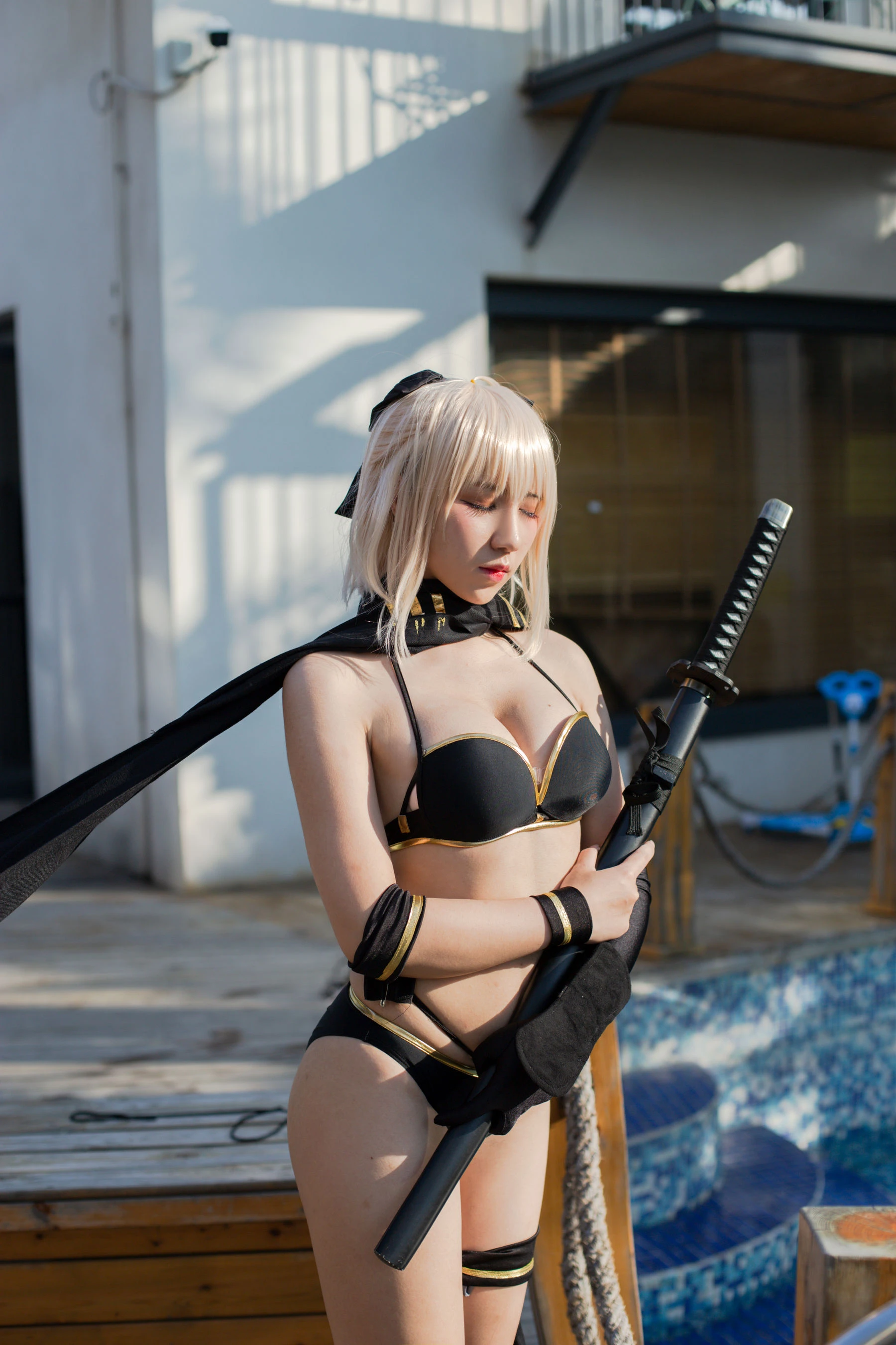 动漫博主九曲Jean – 冲田泳装插图5