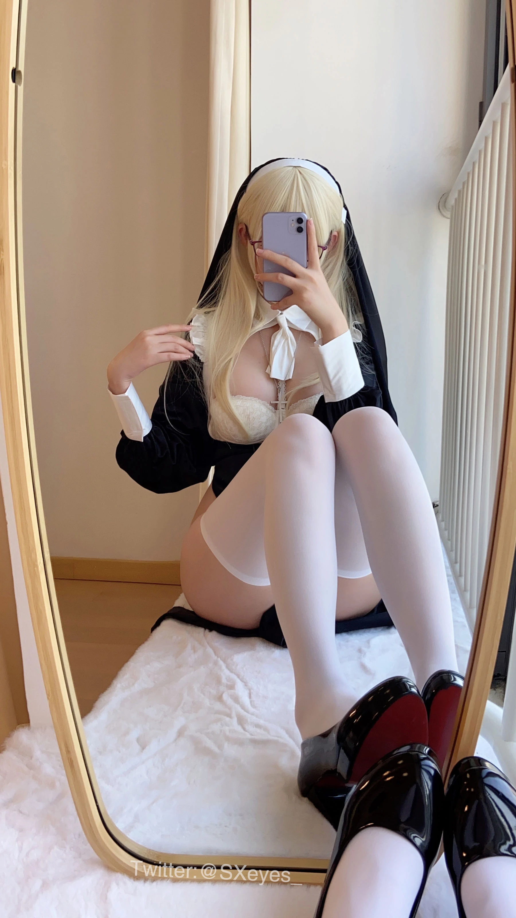 萌妹子眼酱大魔王w – 修女插图3