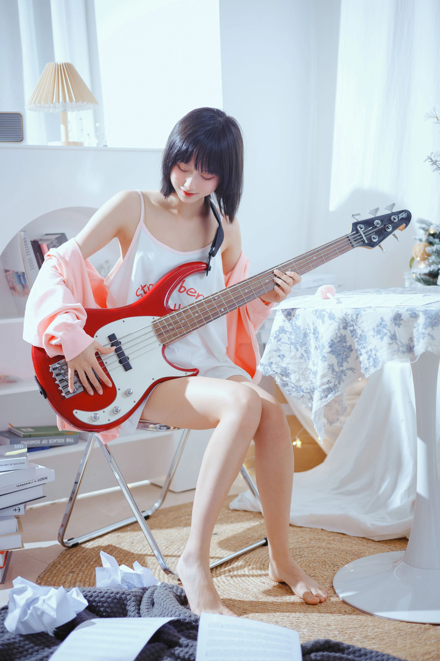 萌系小姐姐木绵绵OwO – 贝斯与妹妹插图1