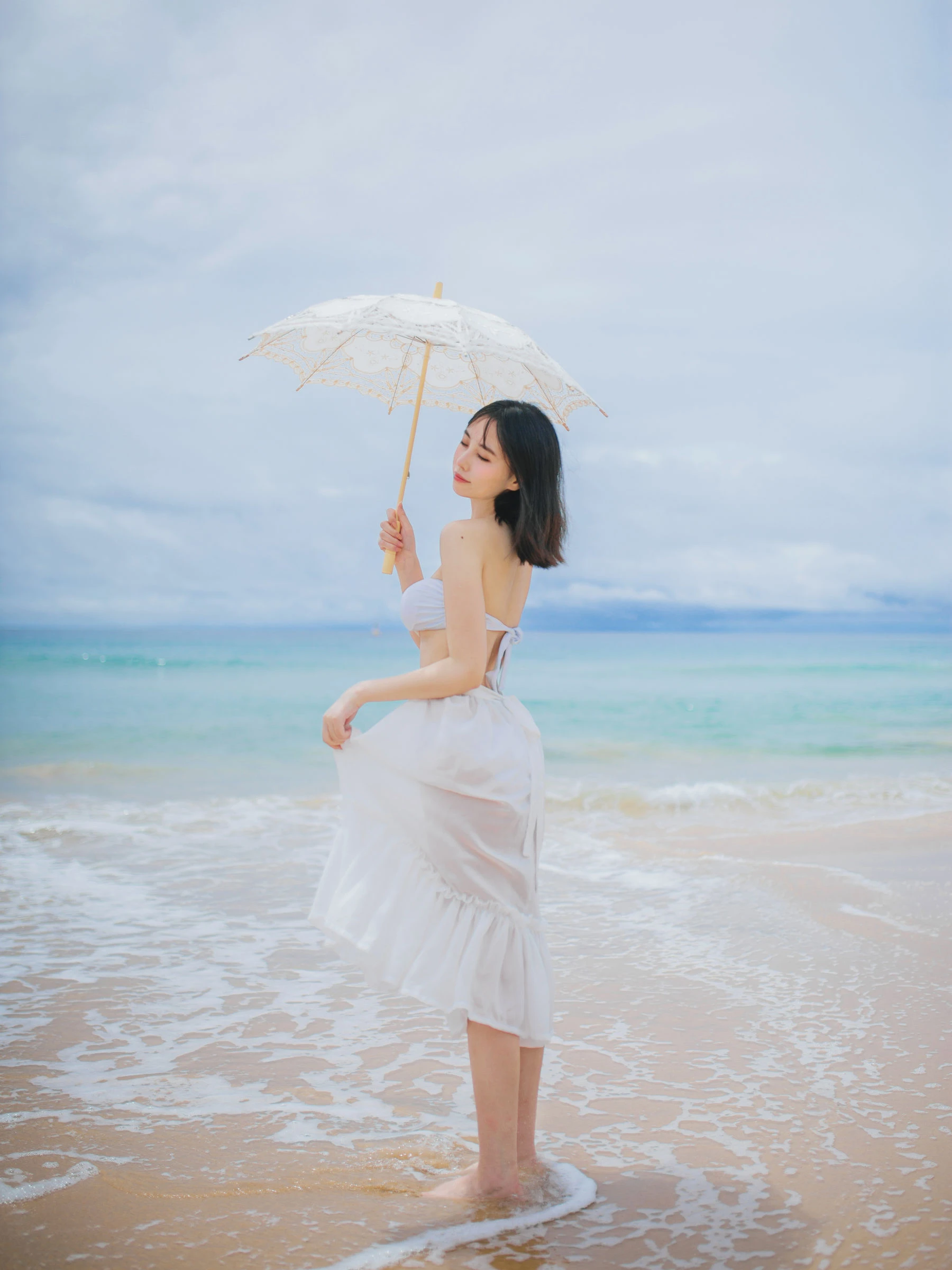 次元少女念雪ww – 听海插图1